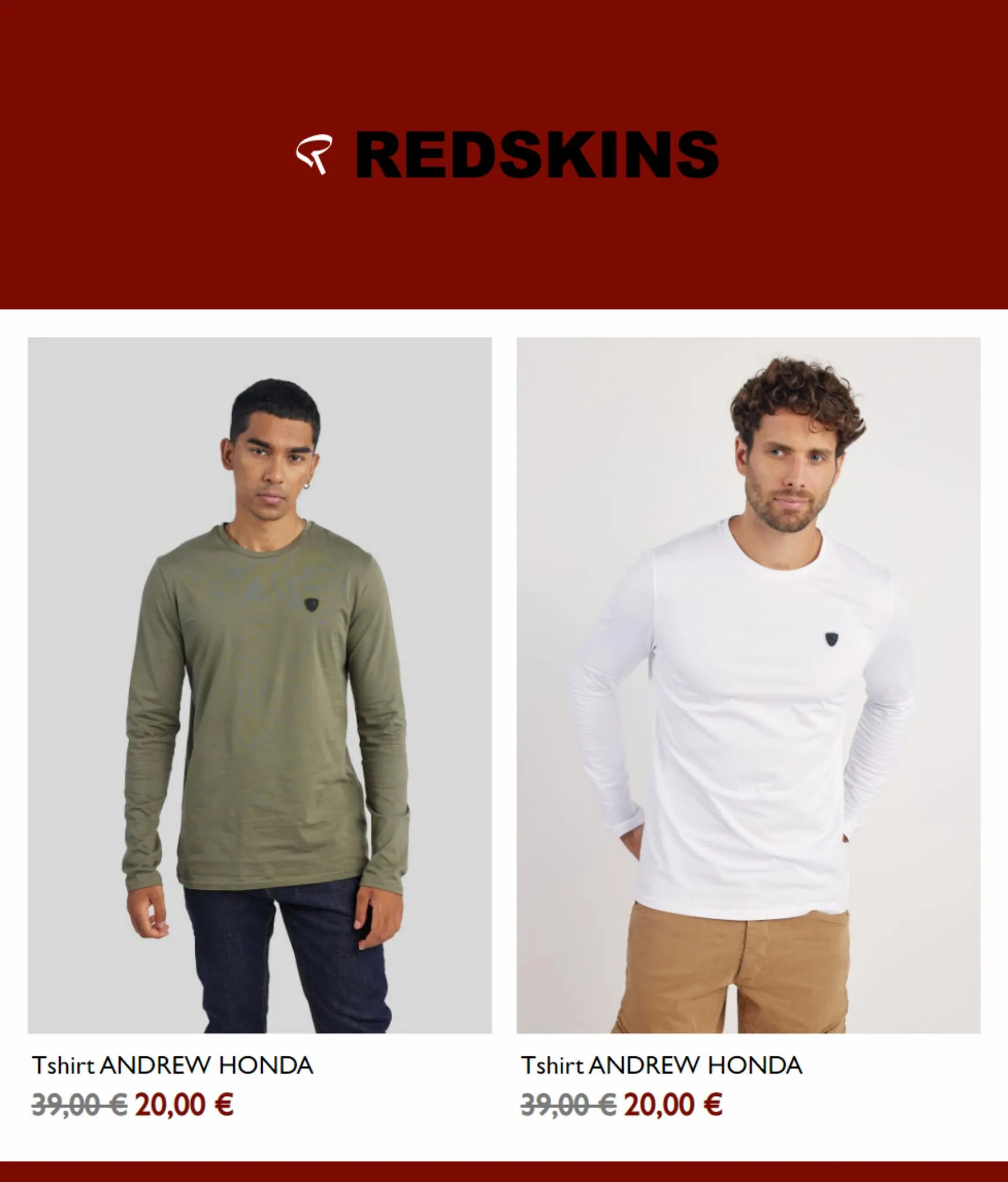 Catalogue Outlet Redskins, page 00003
