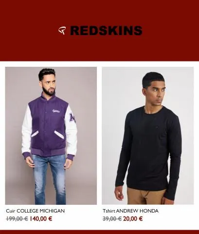 Catalogue Redskins | Outlet Redskins | 25/05/2023 - 08/06/2023