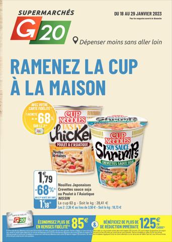 Catalogue G20 | RAMENEZ LA CUP À LA MAISON | 18/01/2023 - 29/01/2023