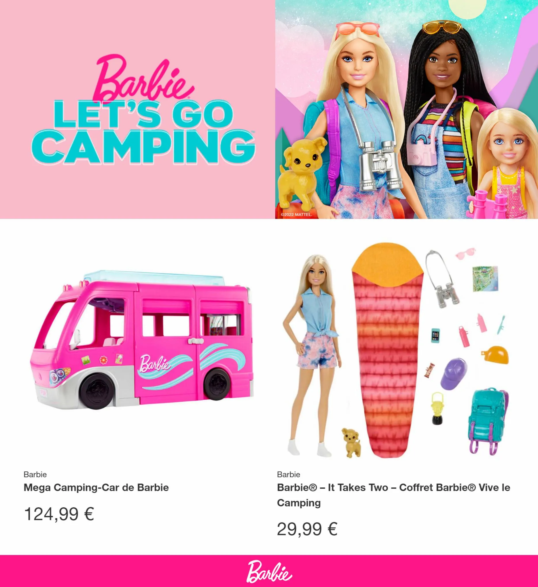Catalogue Barbie let's go camping, page 00002