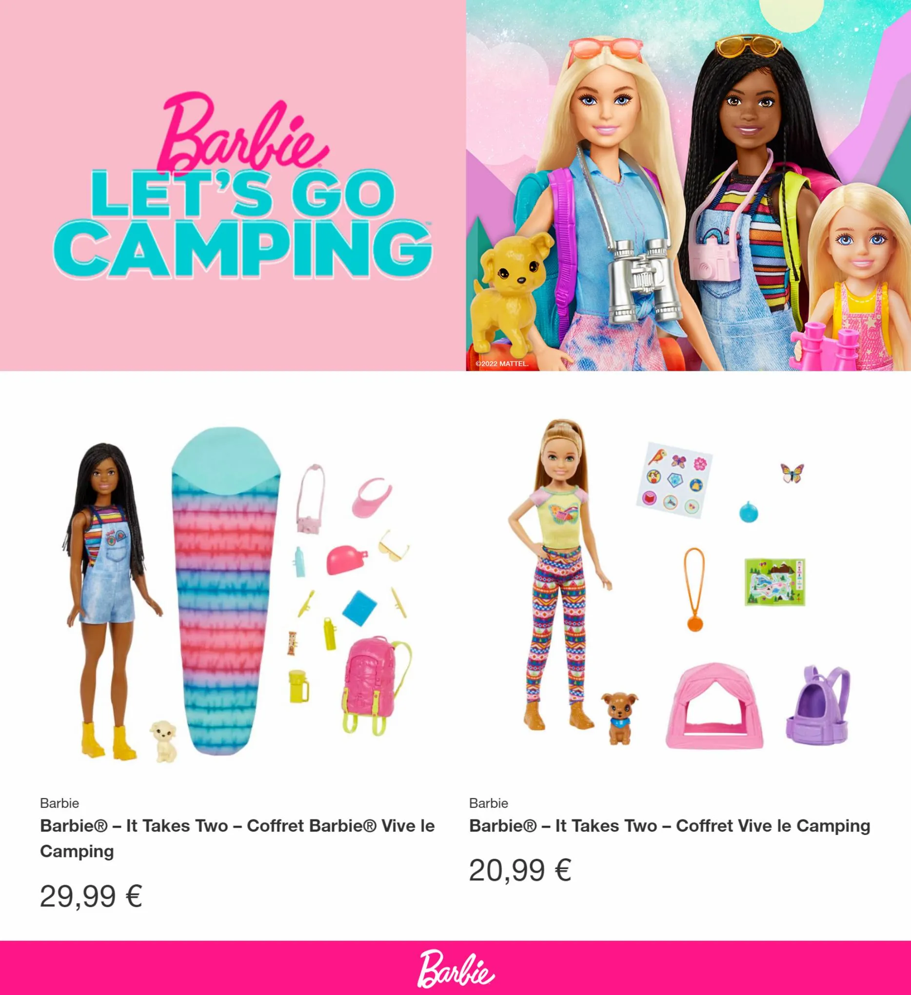 Catalogue Barbie let's go camping, page 00003