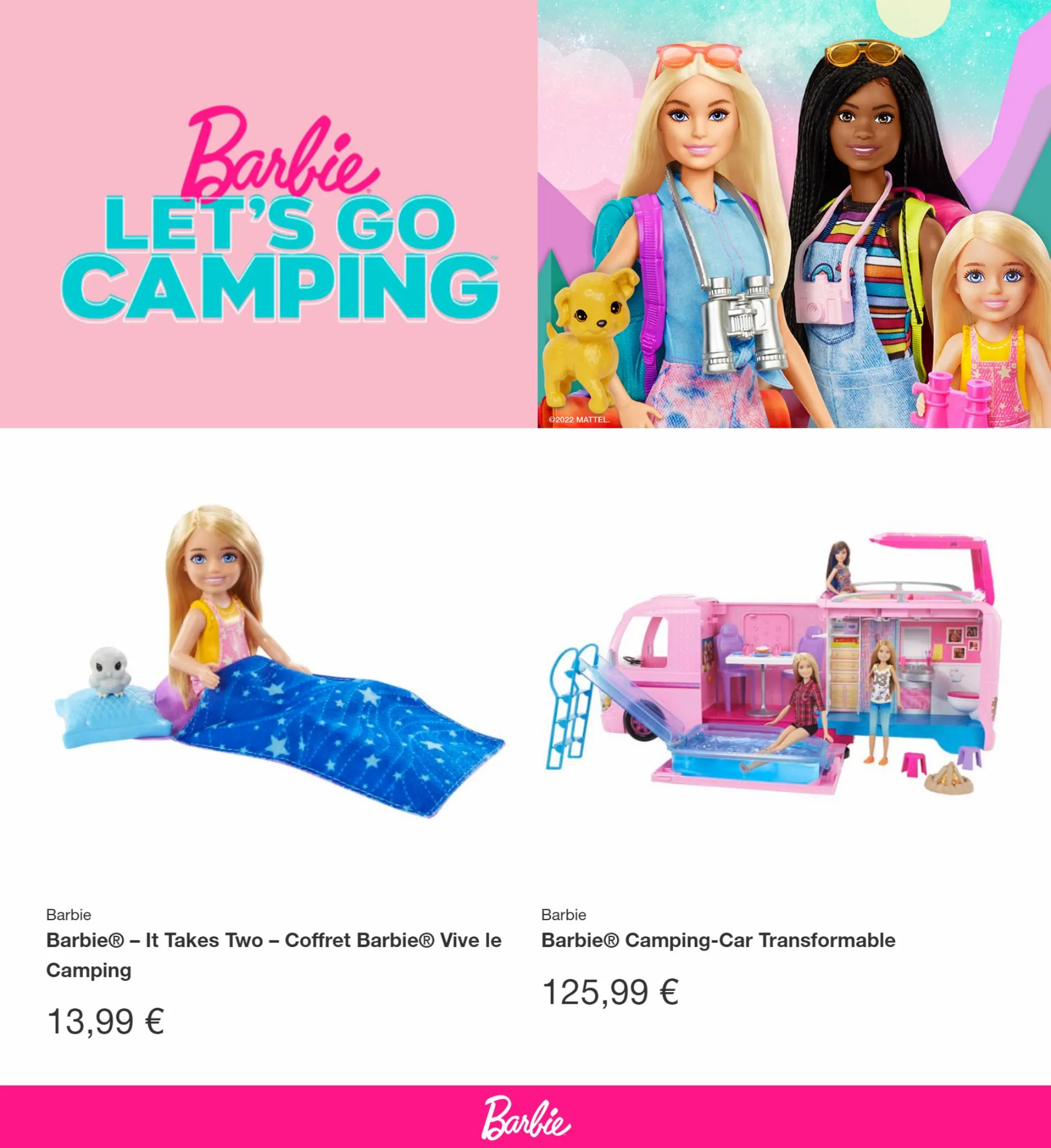 Catalogue Barbie let's go camping, page 00005