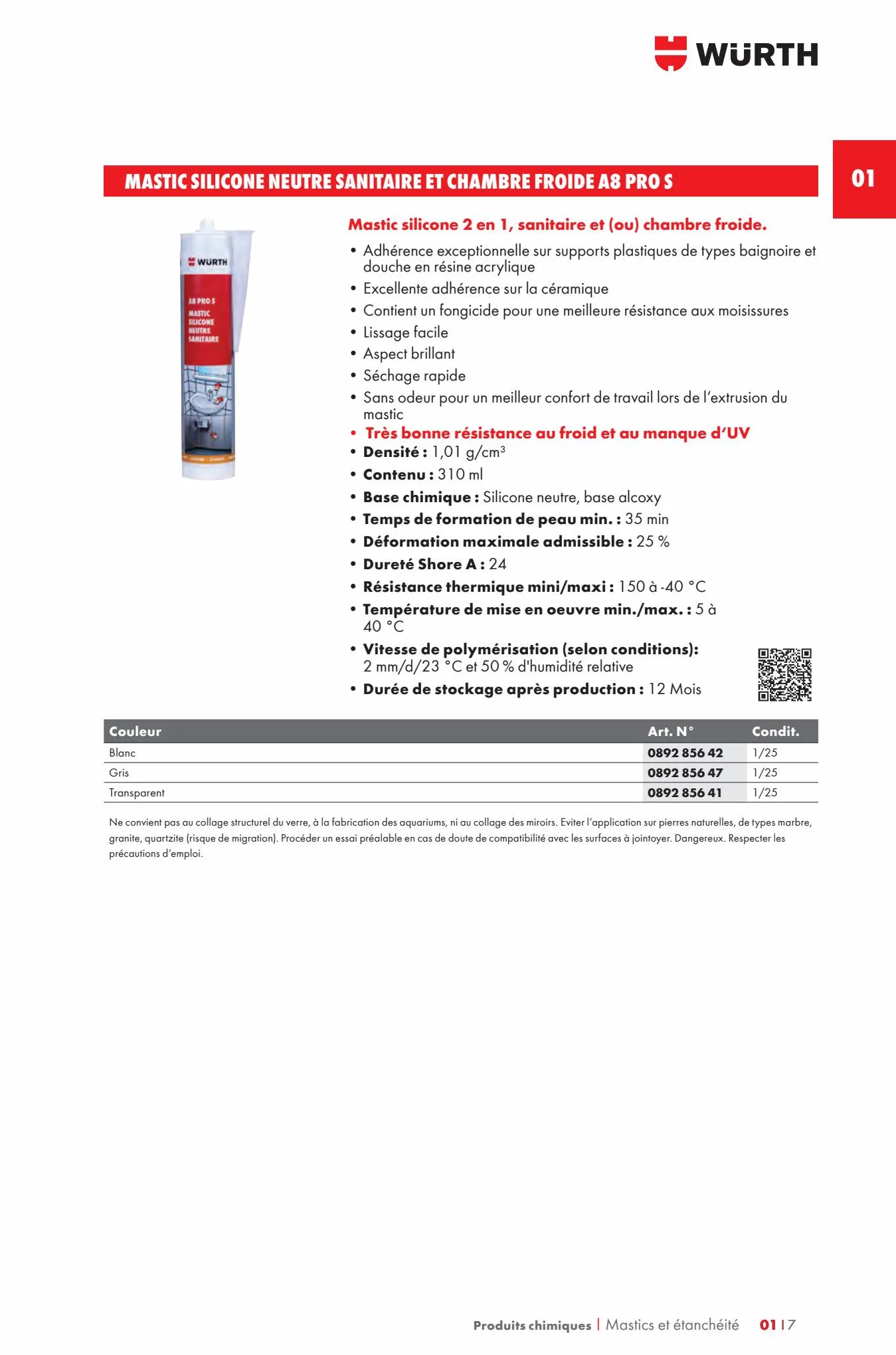 Catalogue Catalogue Würth France 2022, page 00015
