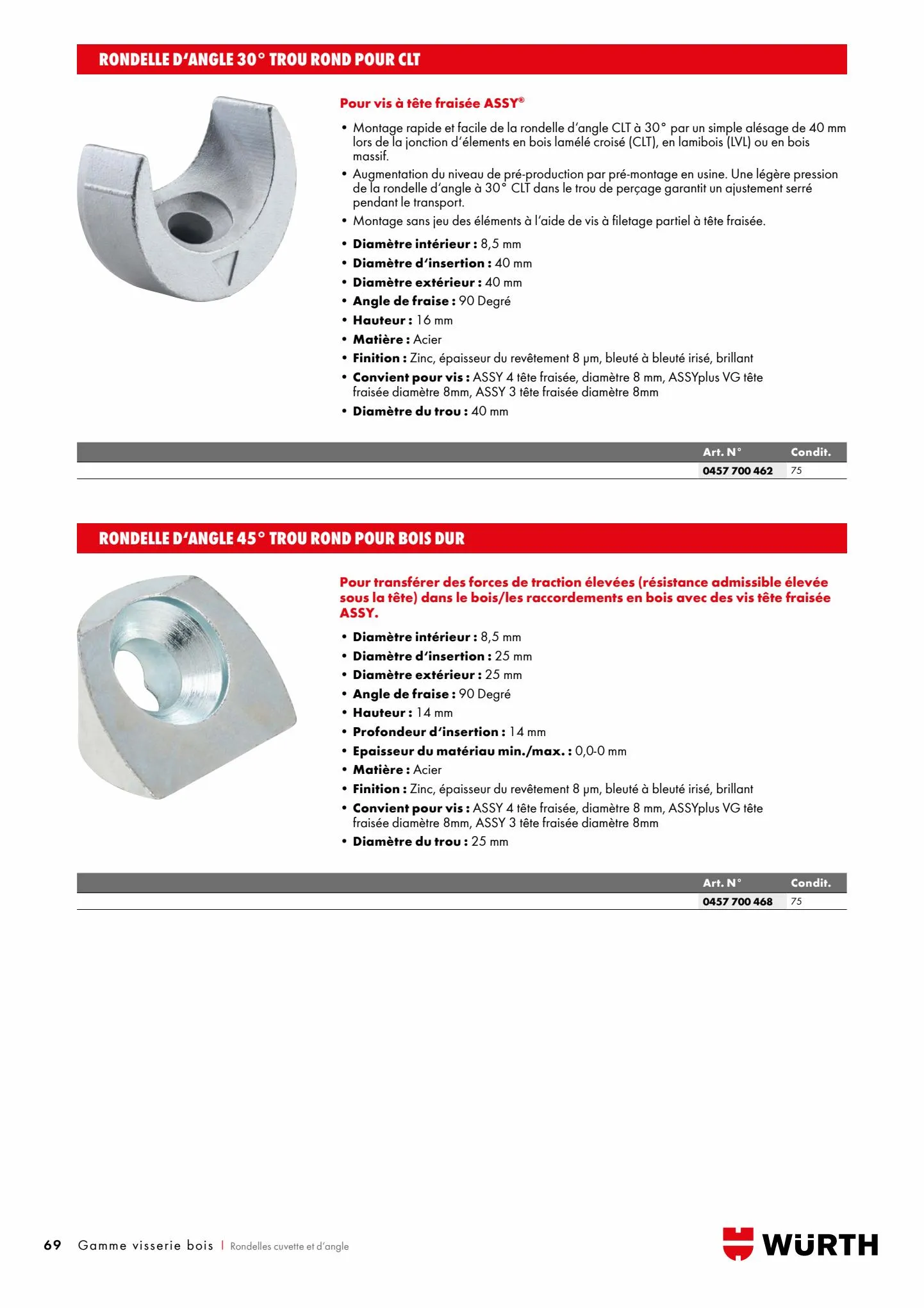 Catalogue VISSERIE BOIS, page 00069