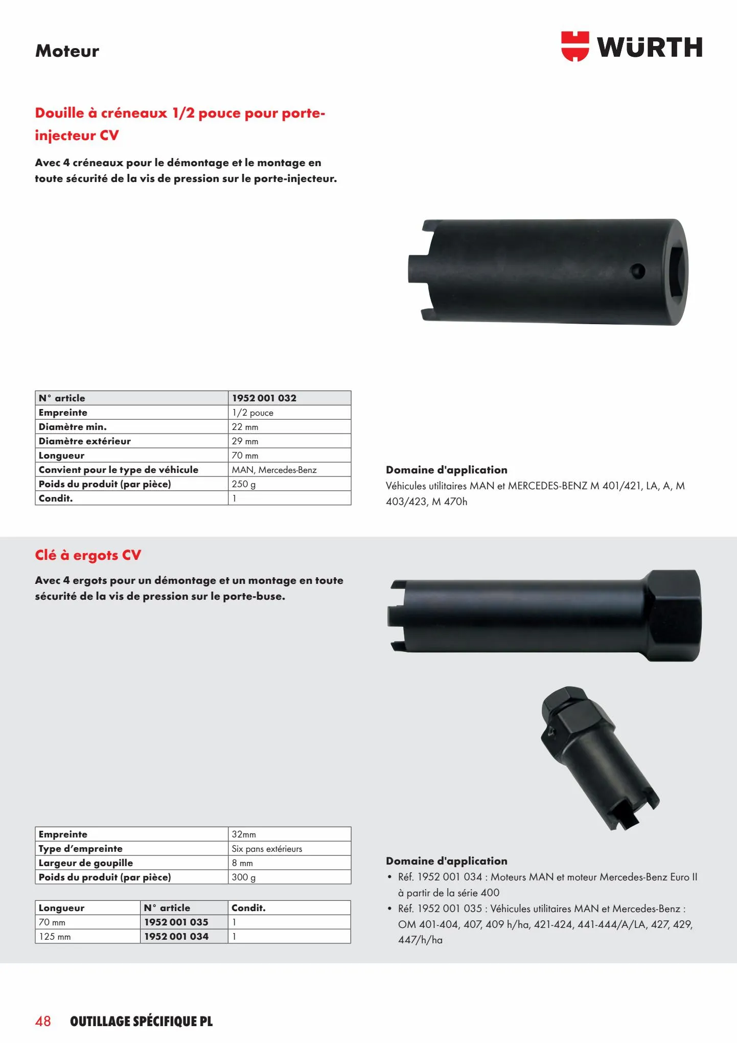 Catalogue Outillage specifique pl, page 00048