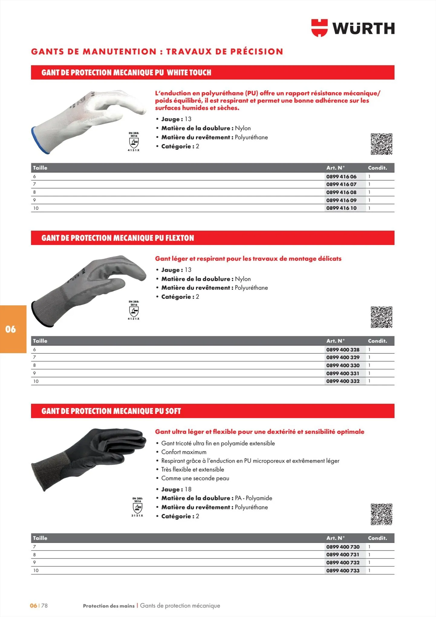 Catalogue Würth CatalogueEPI, page 00078