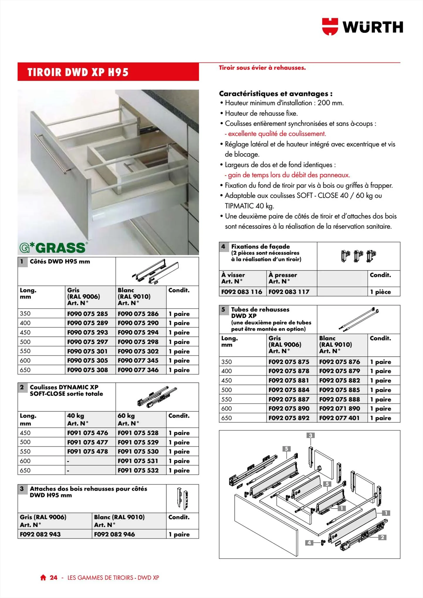 Catalogue Würth Catalogue 100% Agenceurs, page 00024