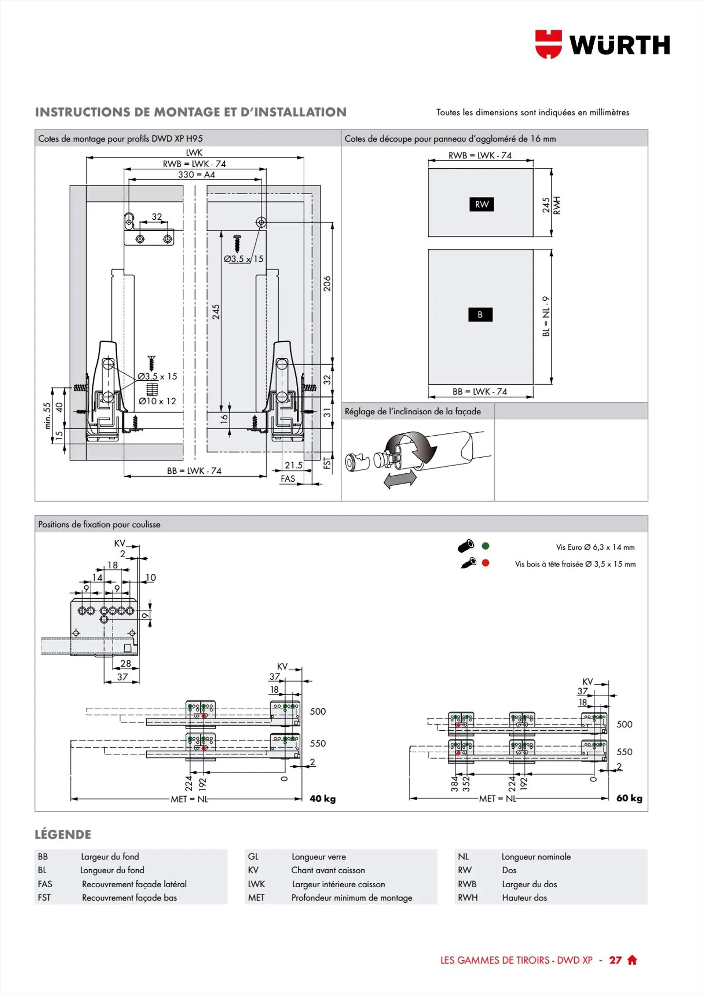 Catalogue Würth Catalogue 100% Agenceurs, page 00027