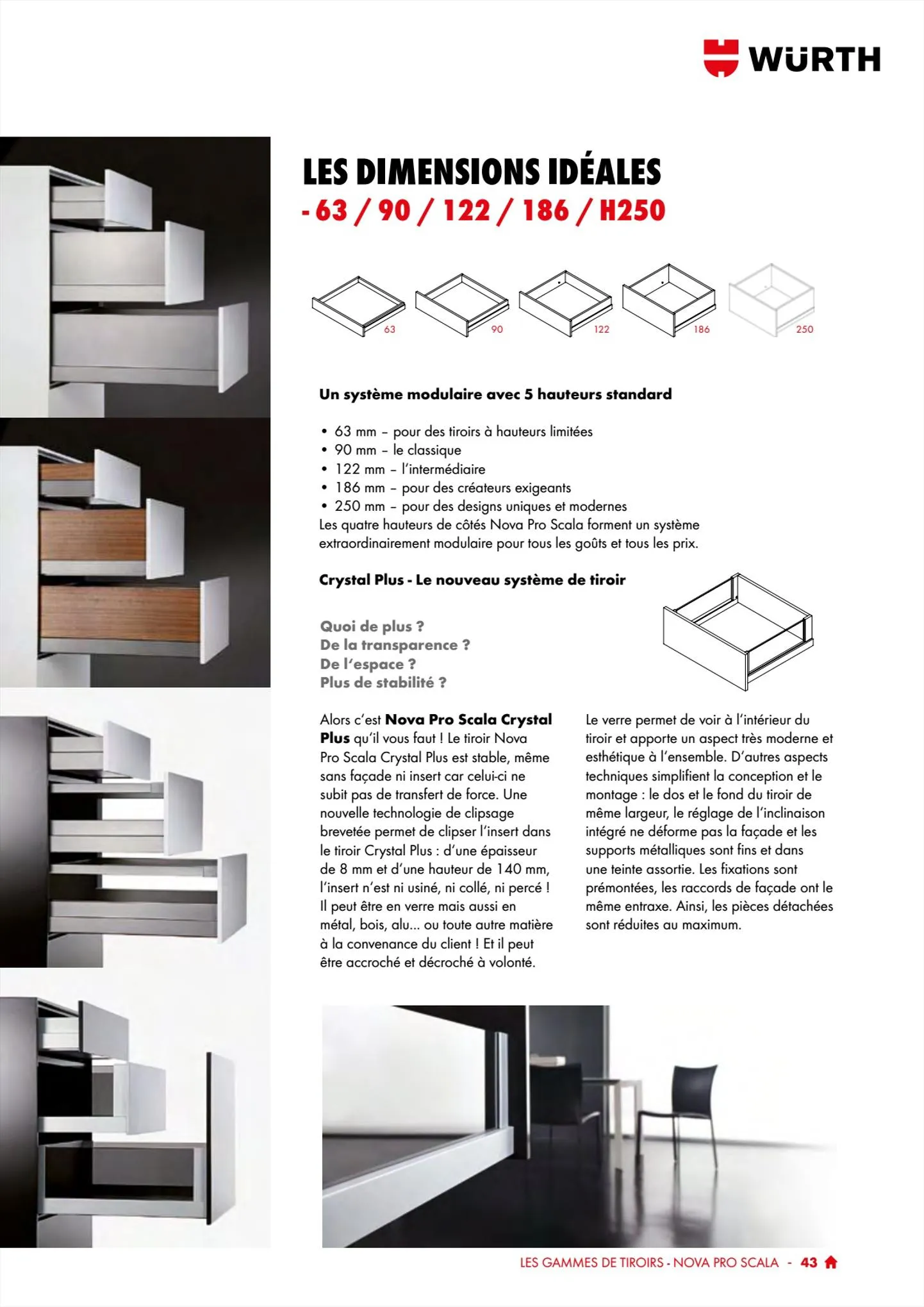 Catalogue Würth Catalogue 100% Agenceurs, page 00043