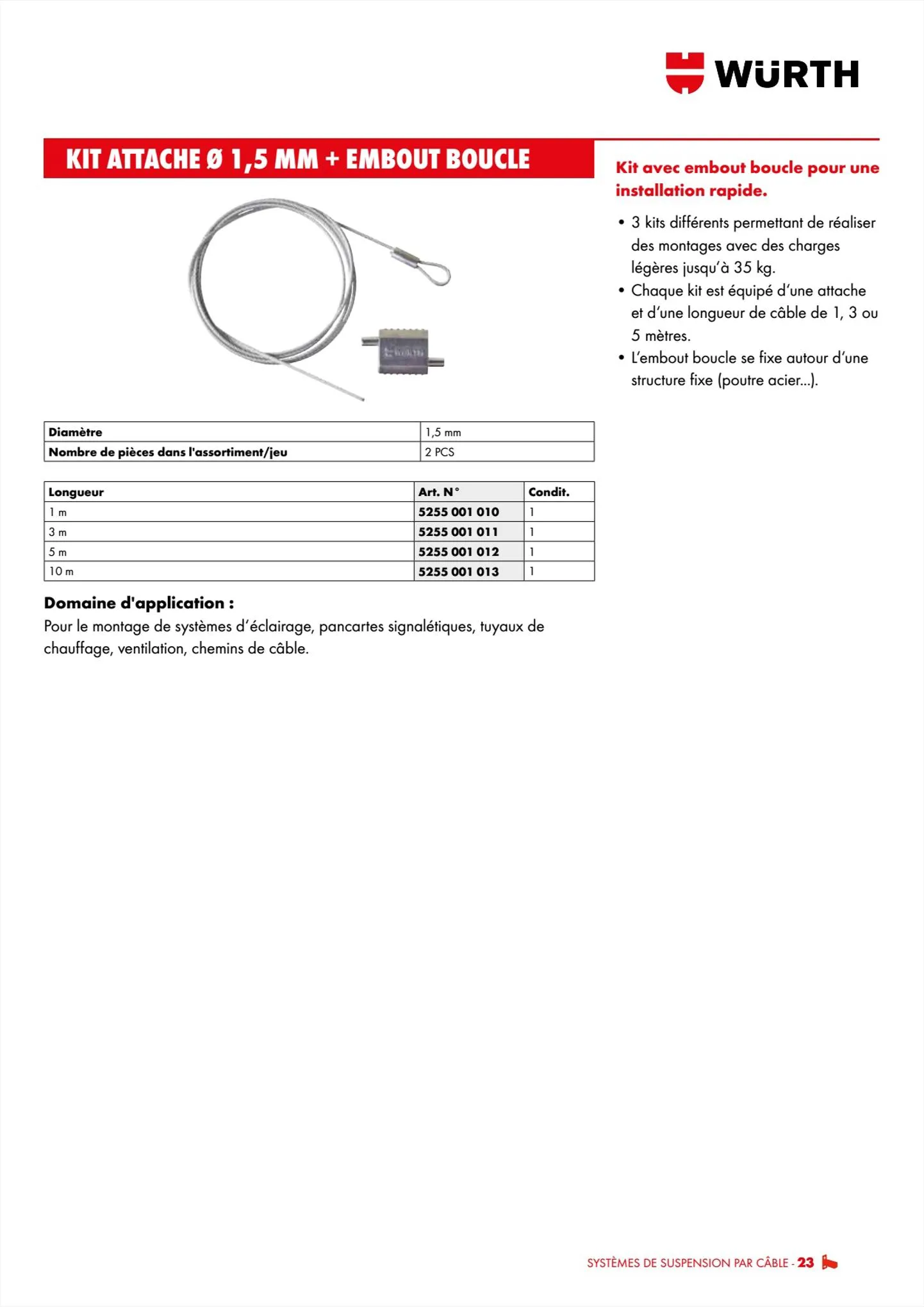 Catalogue Würth Cataloguesupportage, page 00023