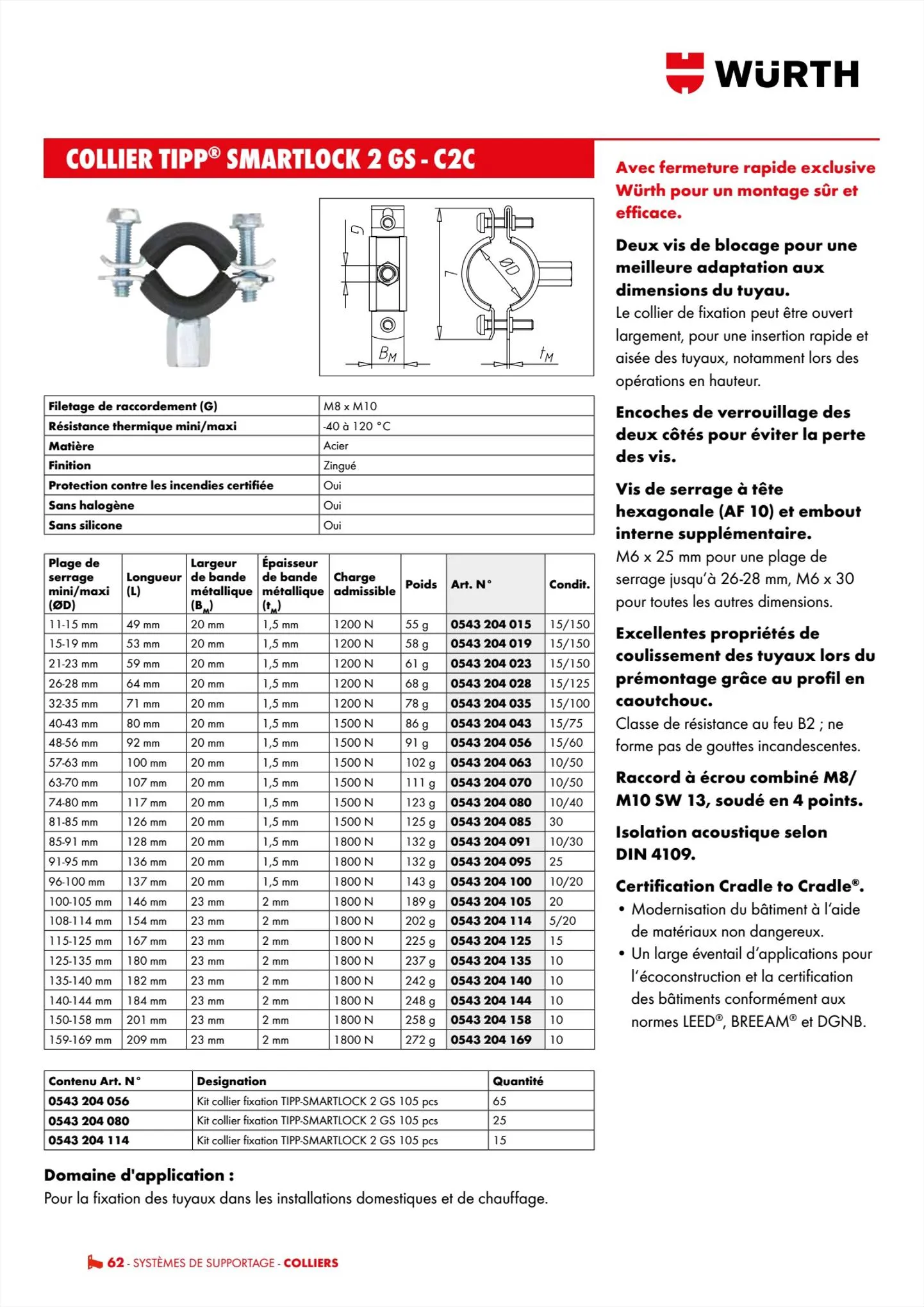 Catalogue Würth Cataloguesupportage, page 00062