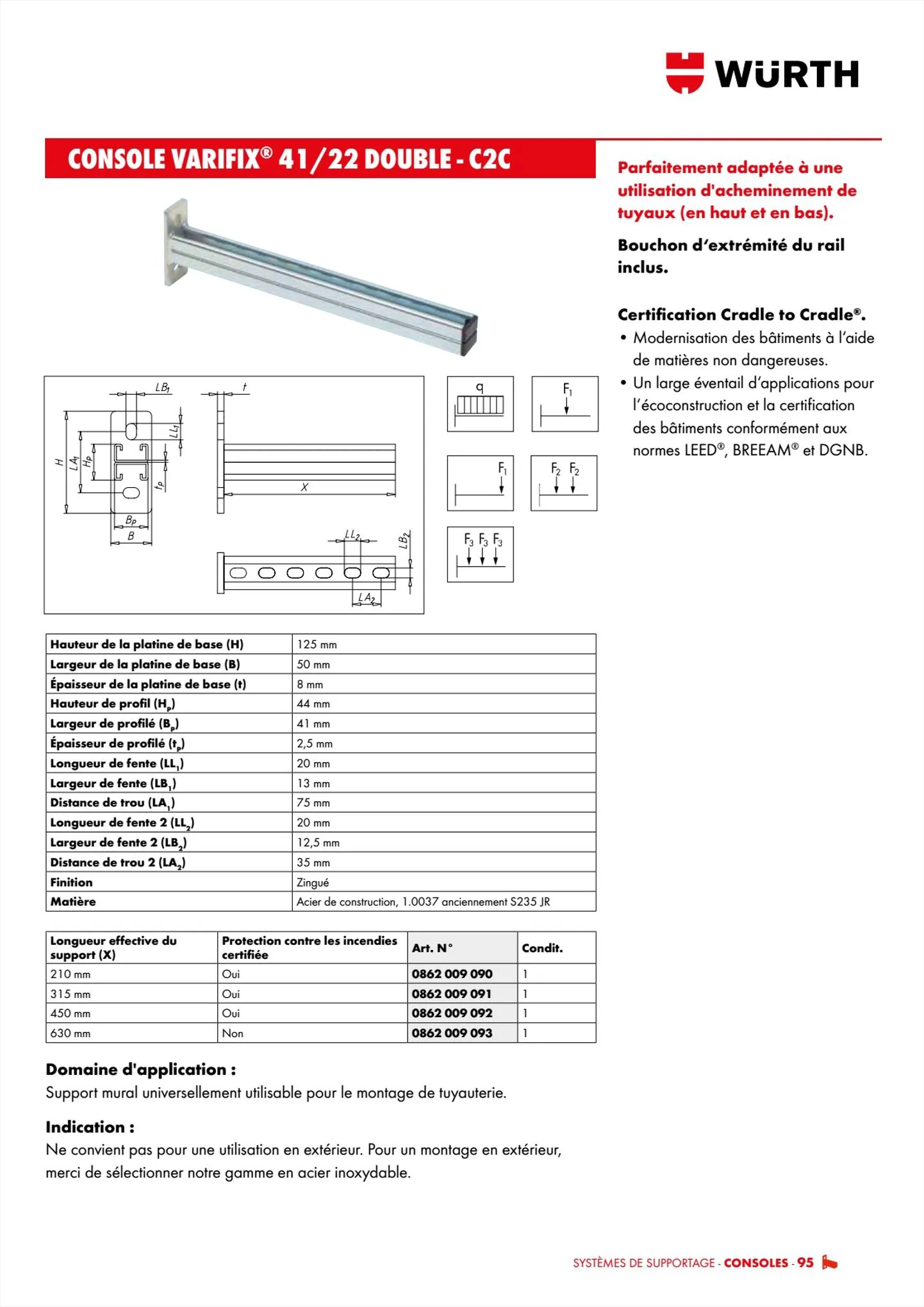 Catalogue Würth Cataloguesupportage, page 00095