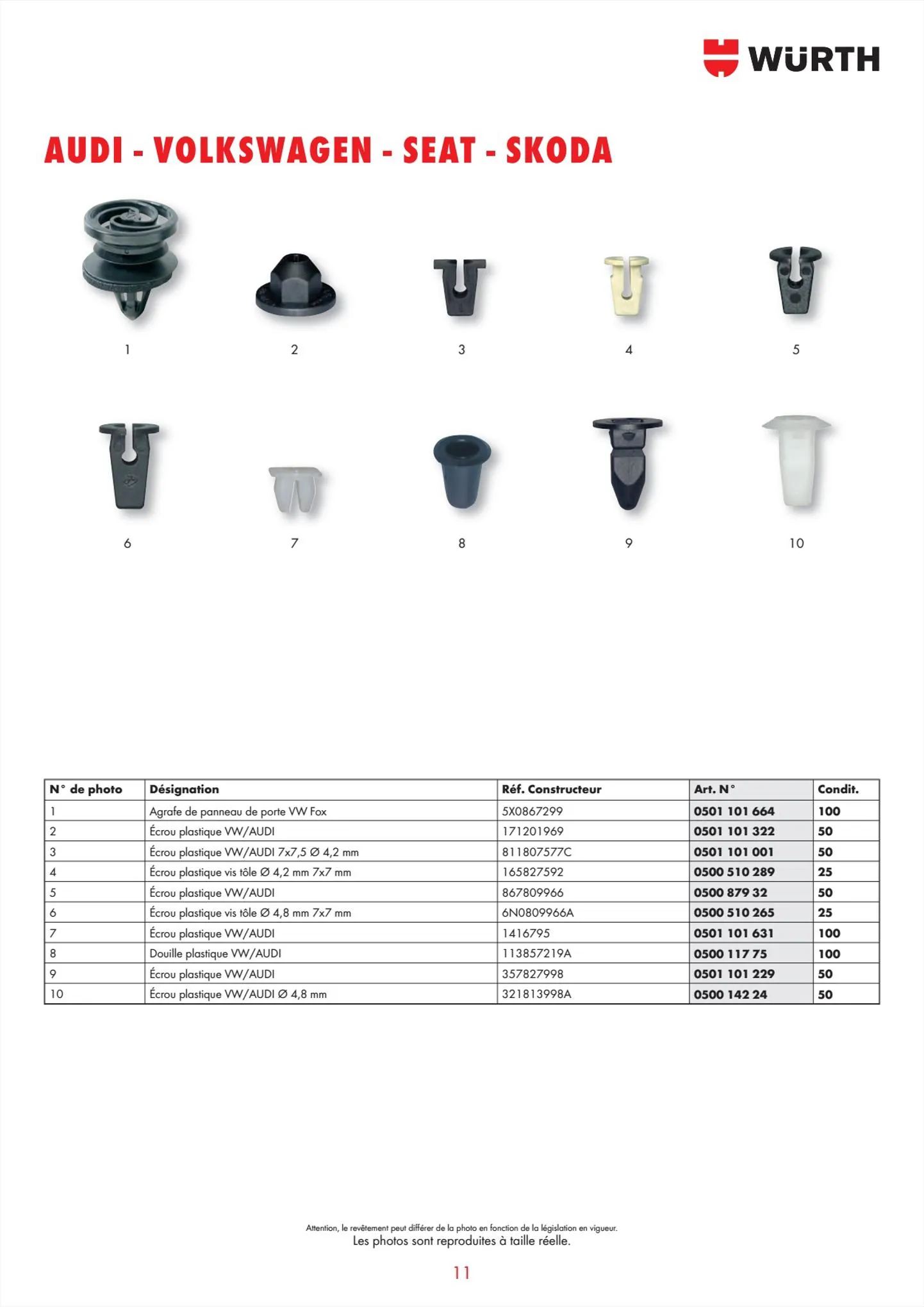 Catalogue Würth Catalogueagrafes, page 00011