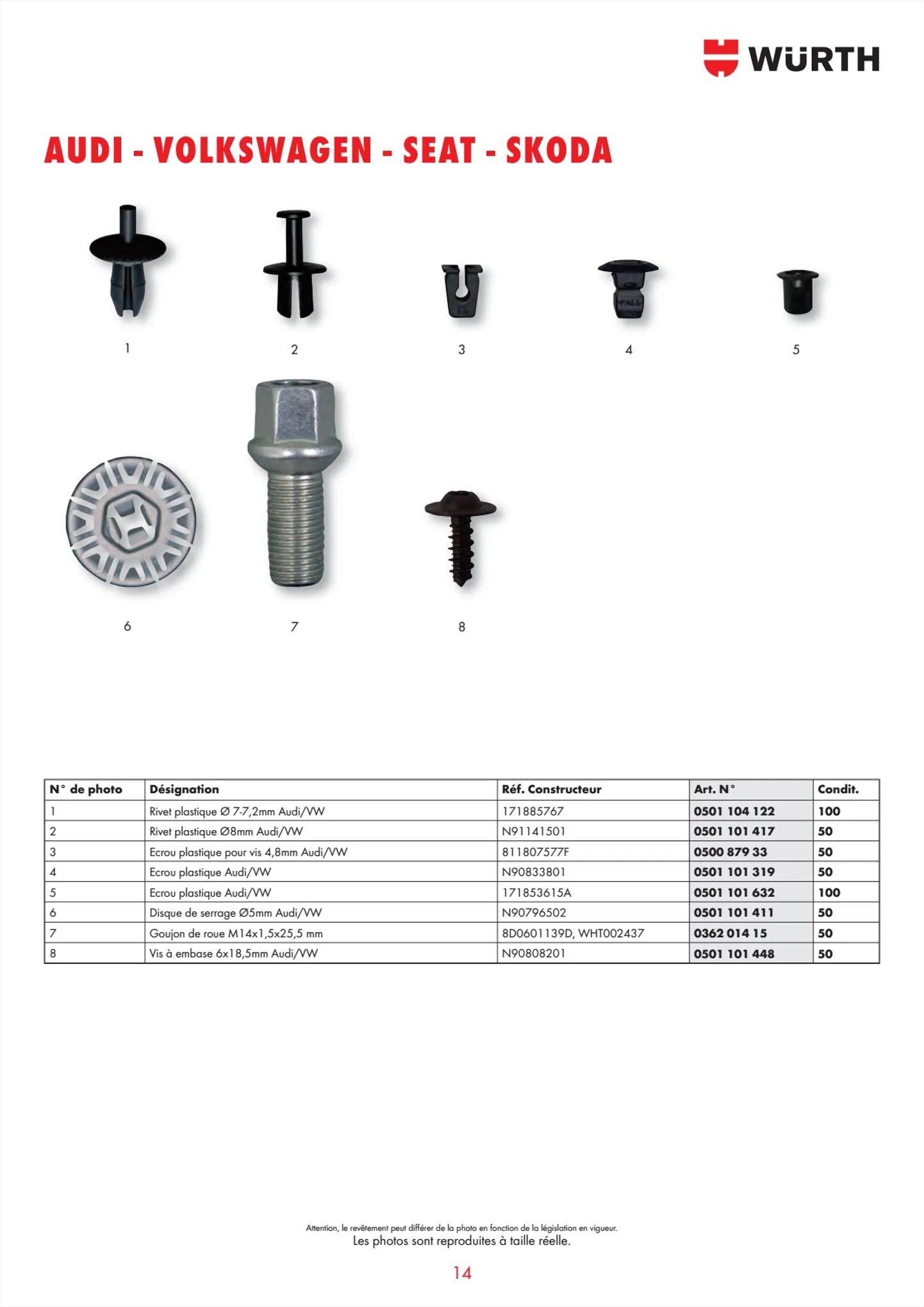 Catalogue Würth Catalogueagrafes, page 00014