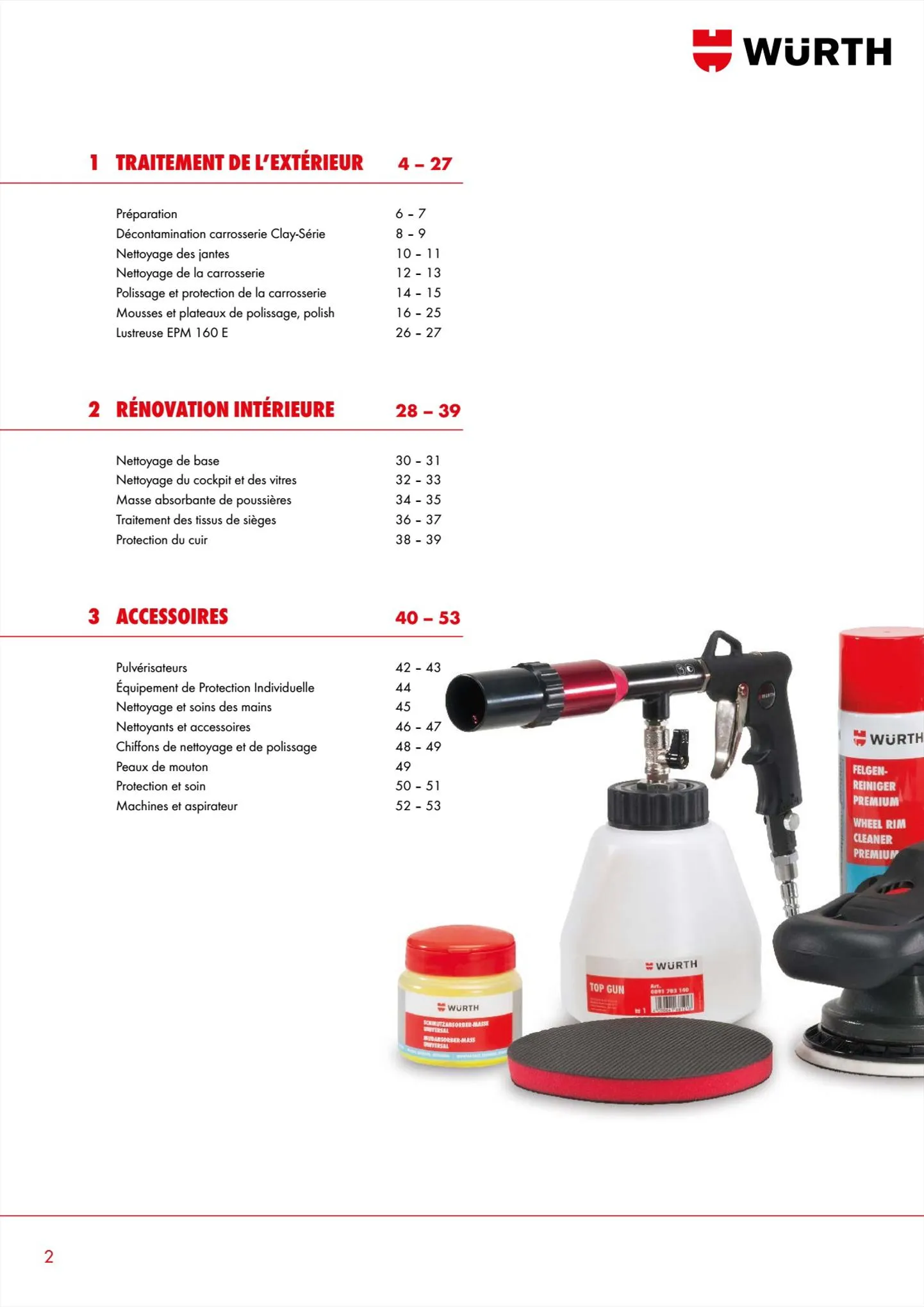 Catalogue Würth Catalogueperfect care, page 00002