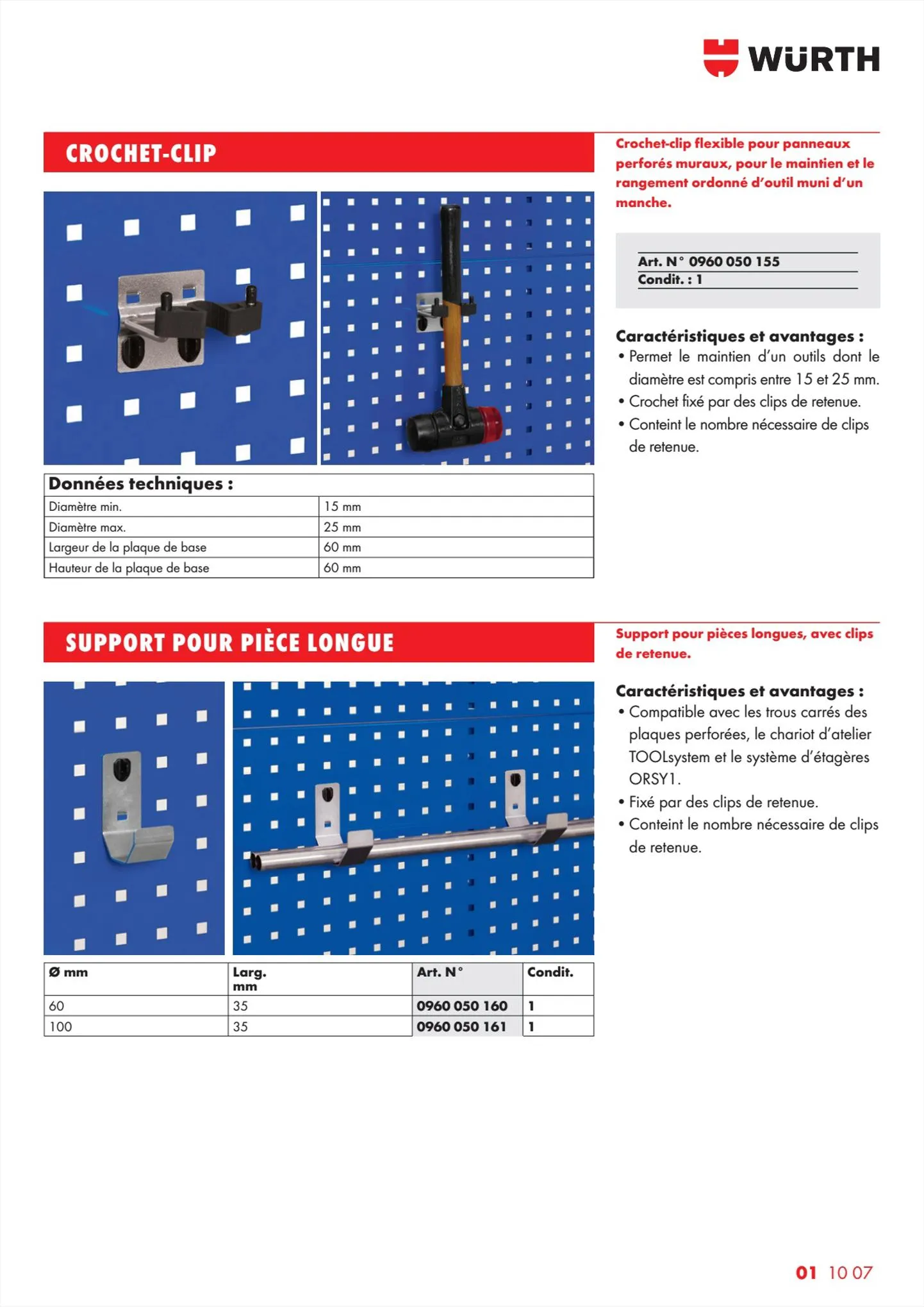 Catalogue Würth Catalogueéquipement, page 00011