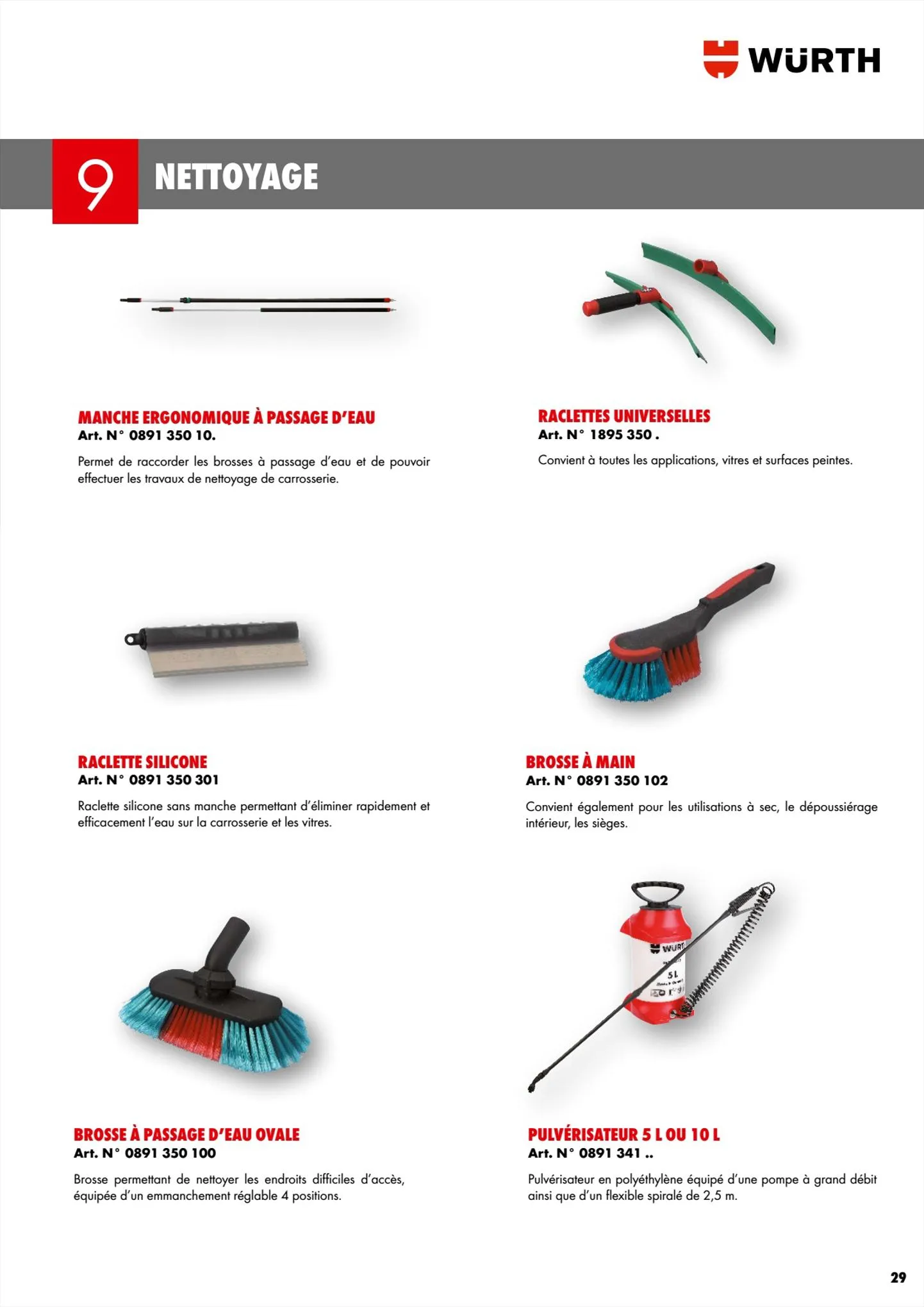 Catalogue Würth Cataloguetransport de personnes, page 00029