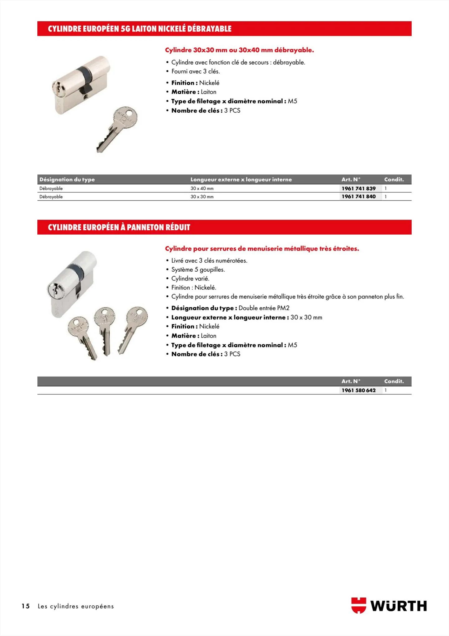 Catalogue Catalogue Würth, page 00015