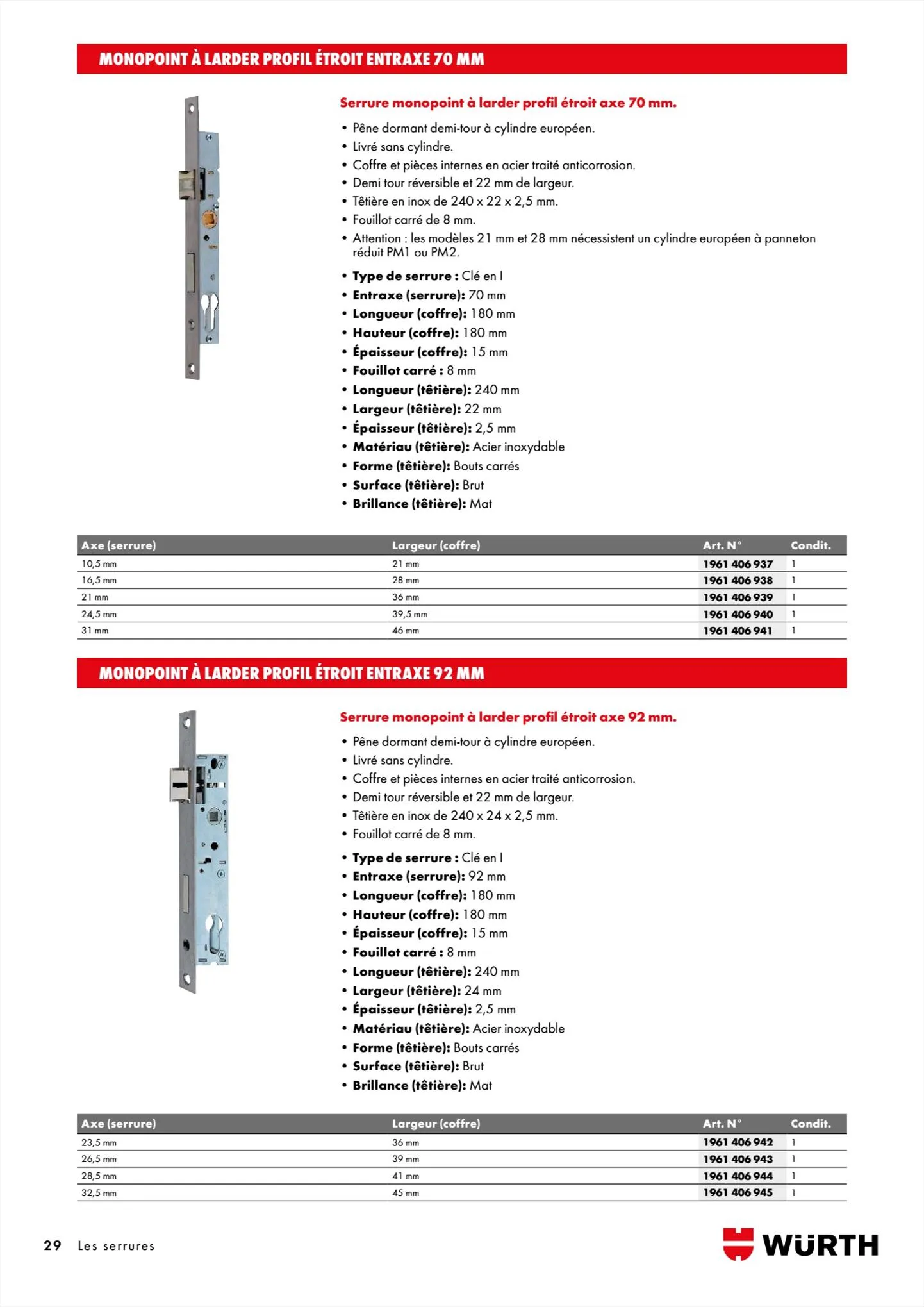 Catalogue Catalogue Würth, page 00029