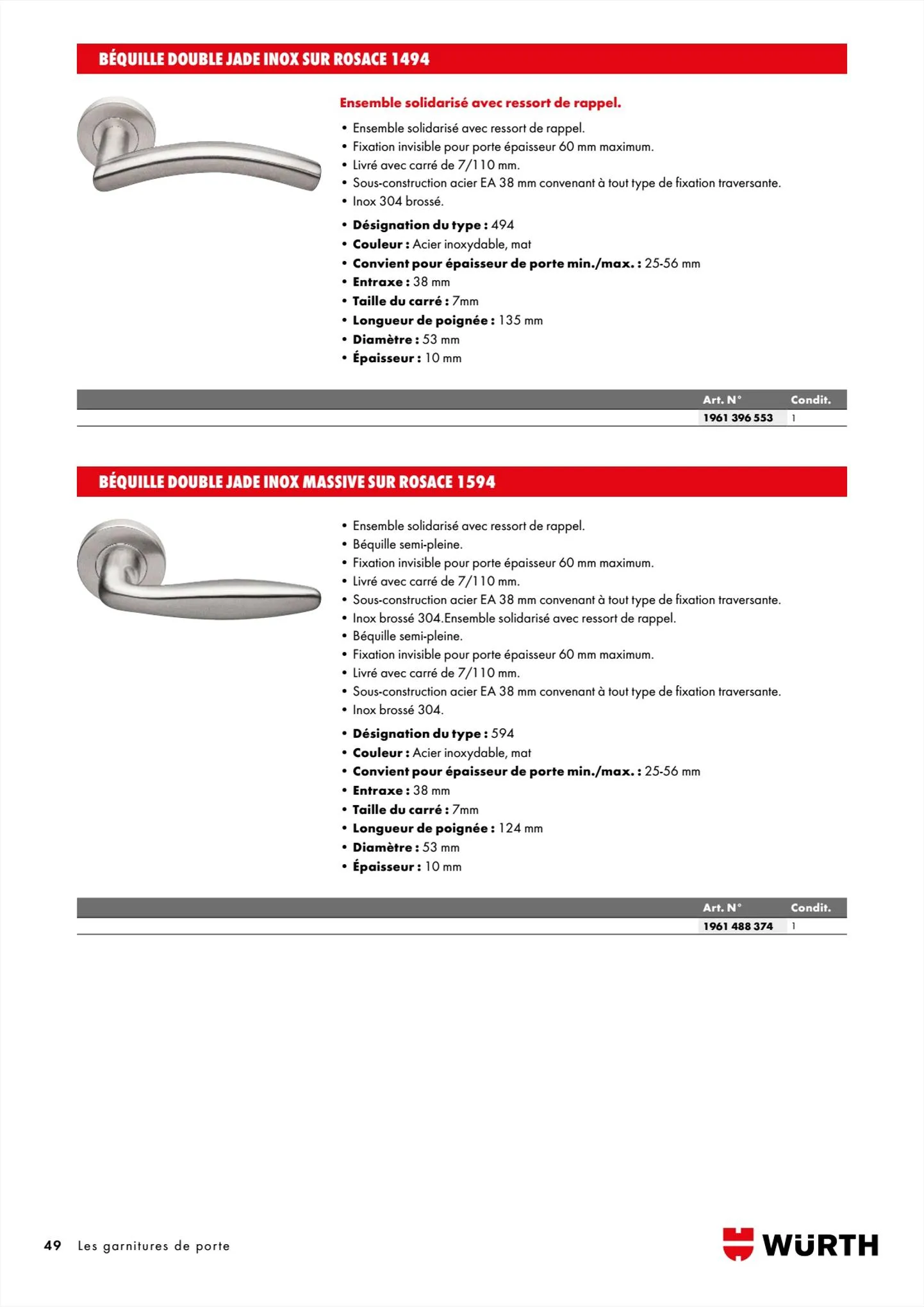 Catalogue Catalogue Würth, page 00049