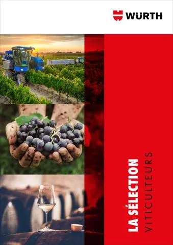 Würth Catalogue sélection viticulteurs