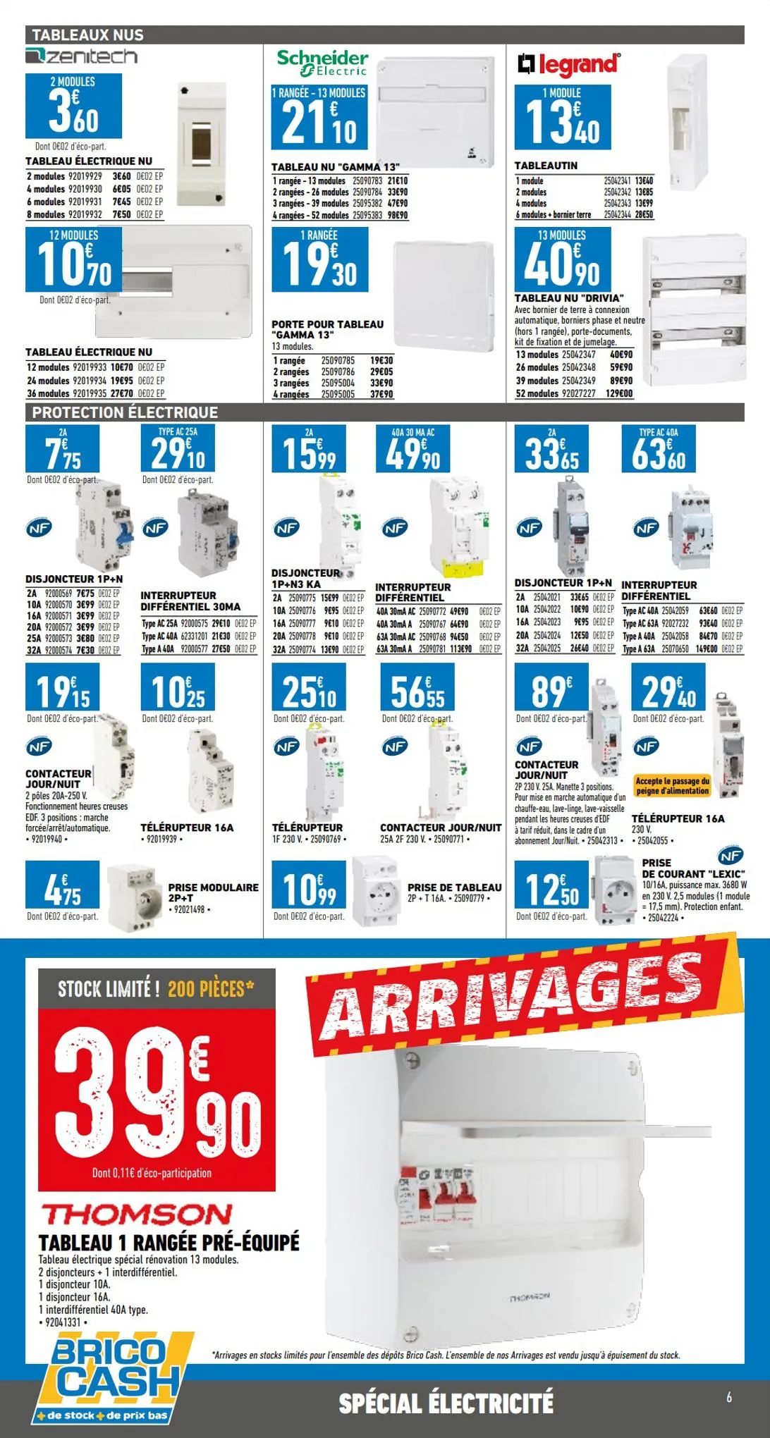 Catalogue Arrivages - spécial projet électricité, page 00006