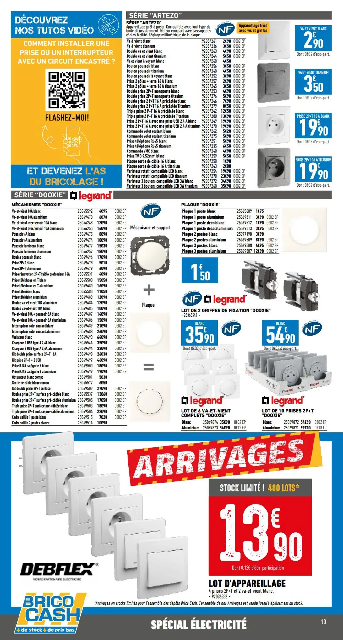 Catalogue Arrivages - spécial projet électricité, page 00010