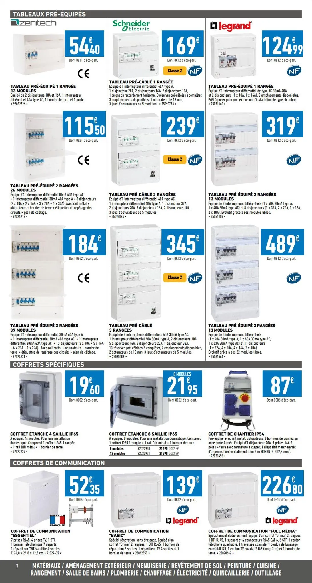 Catalogue Arrivages - spécial projet électricité, page 00007