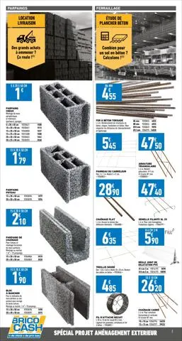 Catalogue Brico Cash | Projet aménagement extérieur | 25/05/2023 - 08/06/2023
