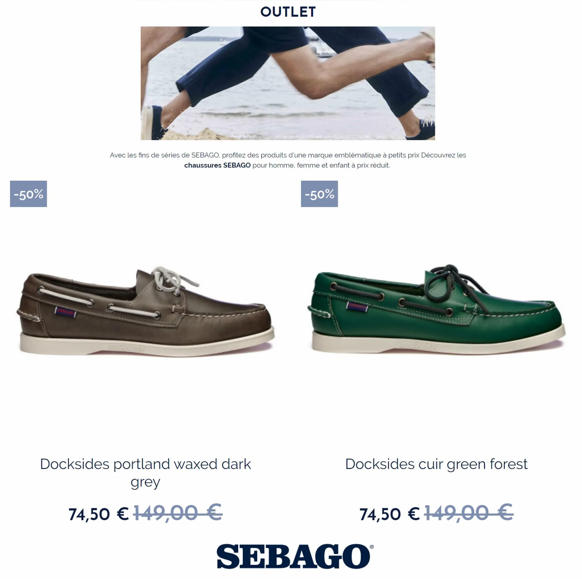 Catalogue OUTLET SEBAGO, page 00001