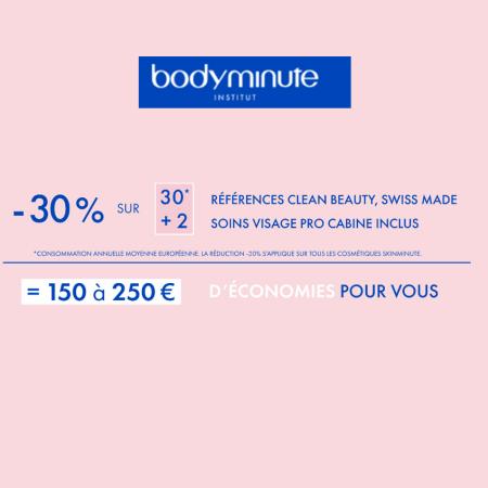 Promos de Parfumeries et Beauté à Orléans | Offres spéciales sur Body Minute | 22/07/2022 - 14/08/2022