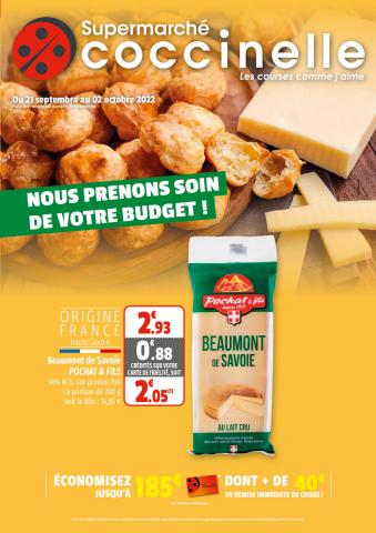 Catalogue Coccinelle Supermarché à Reims | Nous prenons soin de votre budget! | 21/09/2022 - 02/10/2022