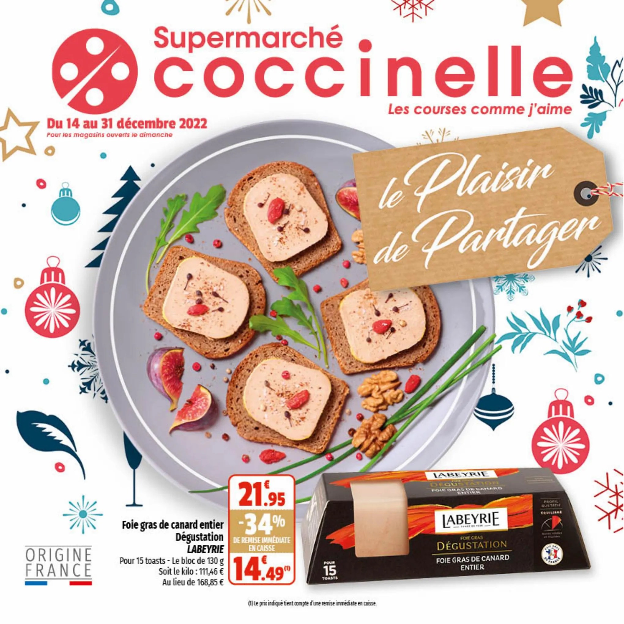Catalogue  Coccinelle Supermarché Noel, page 00001