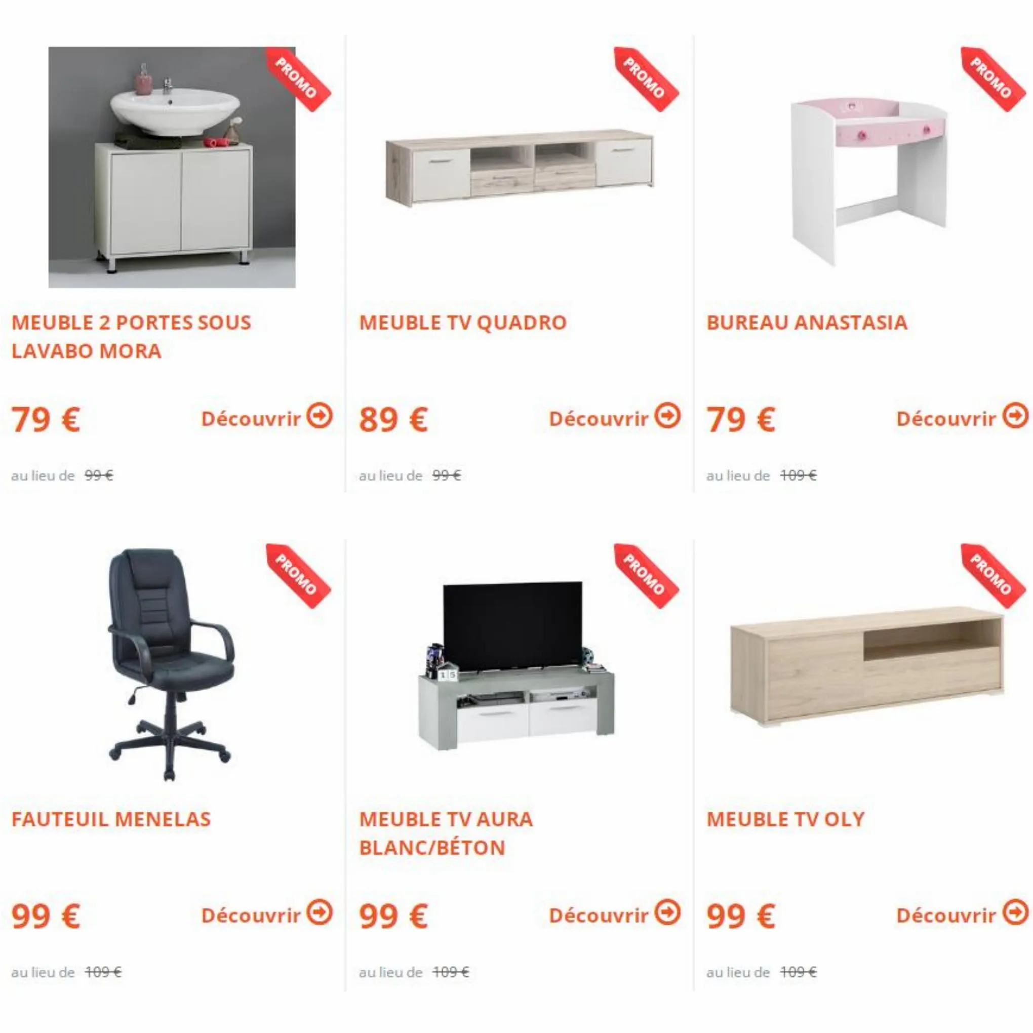 Catalogue Promotions notre collection de meubles en soldes, page 00004