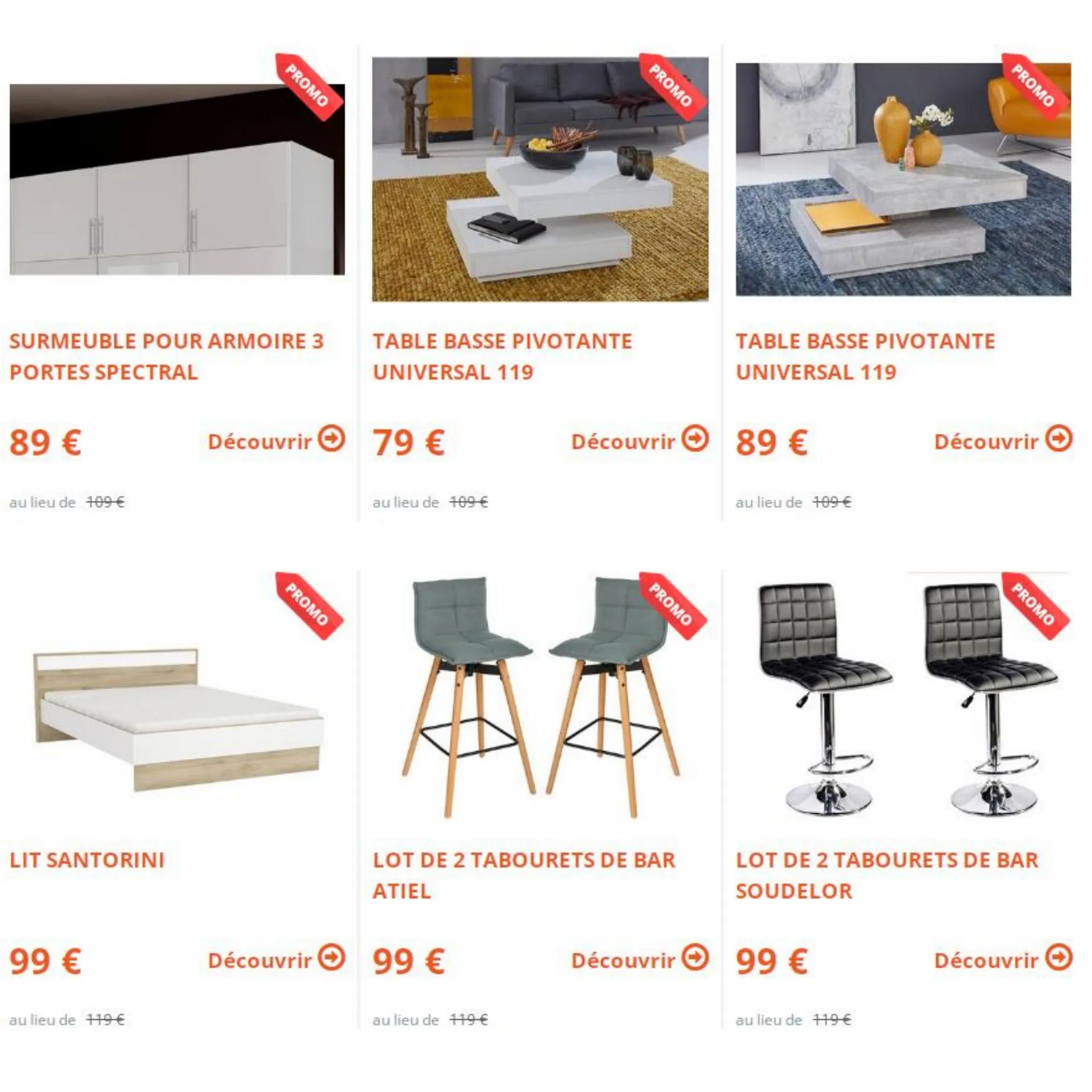 Catalogue Promotions notre collection de meubles en soldes, page 00006