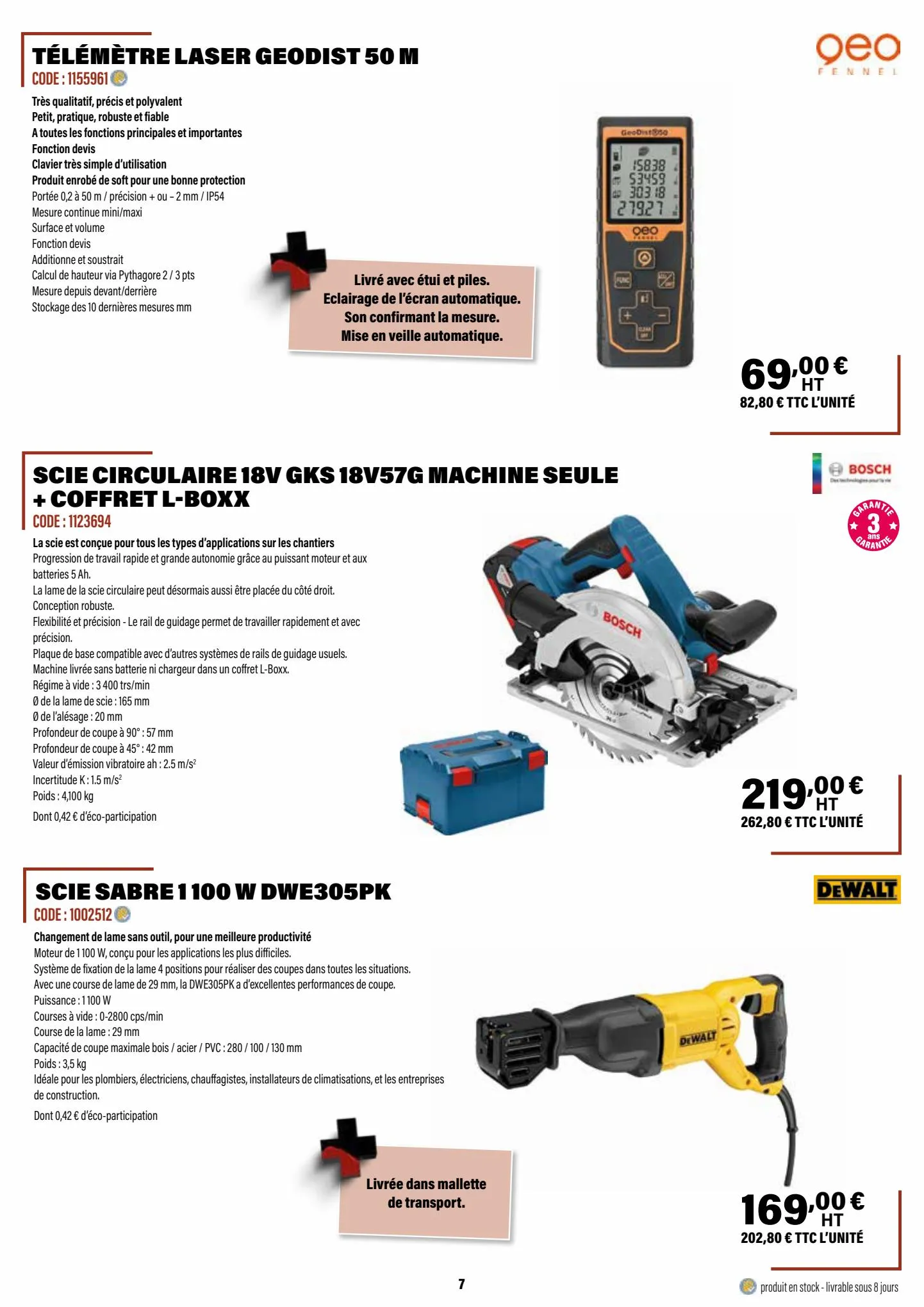 Catalogue Doras 100 % Pro Special Electro, page 00007