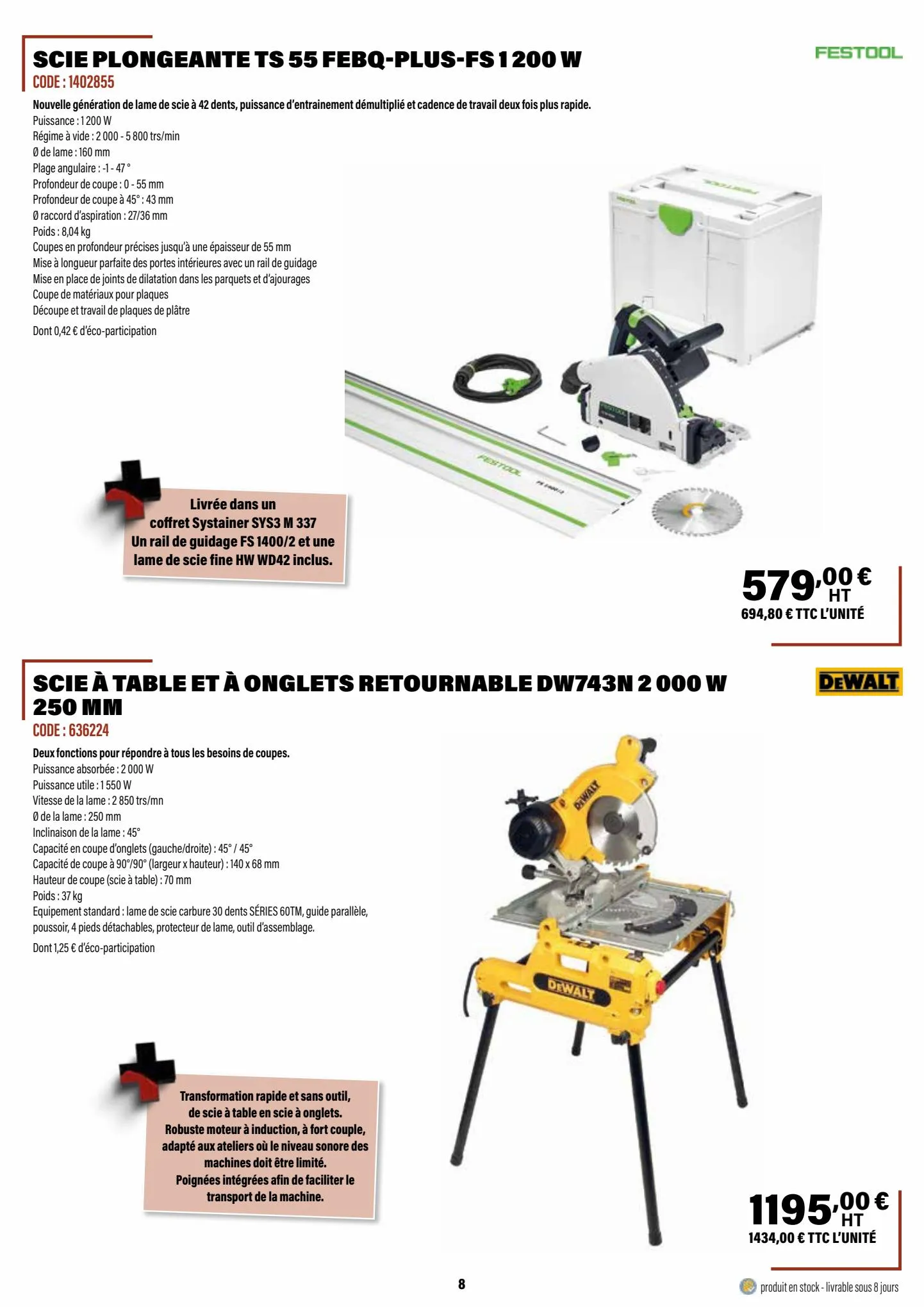 Catalogue Doras 100 % Pro Special Electro, page 00008