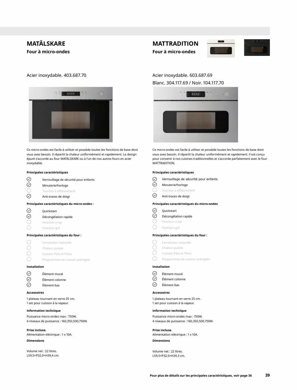 Catalogue IKEA Electromenager, page 00039