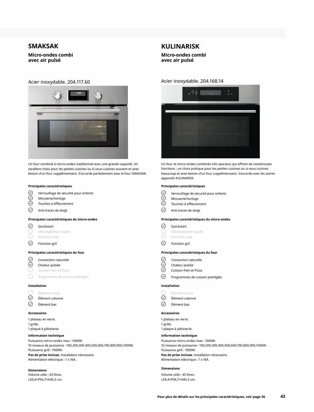 Catalogue IKEA Electromenager, page 00043