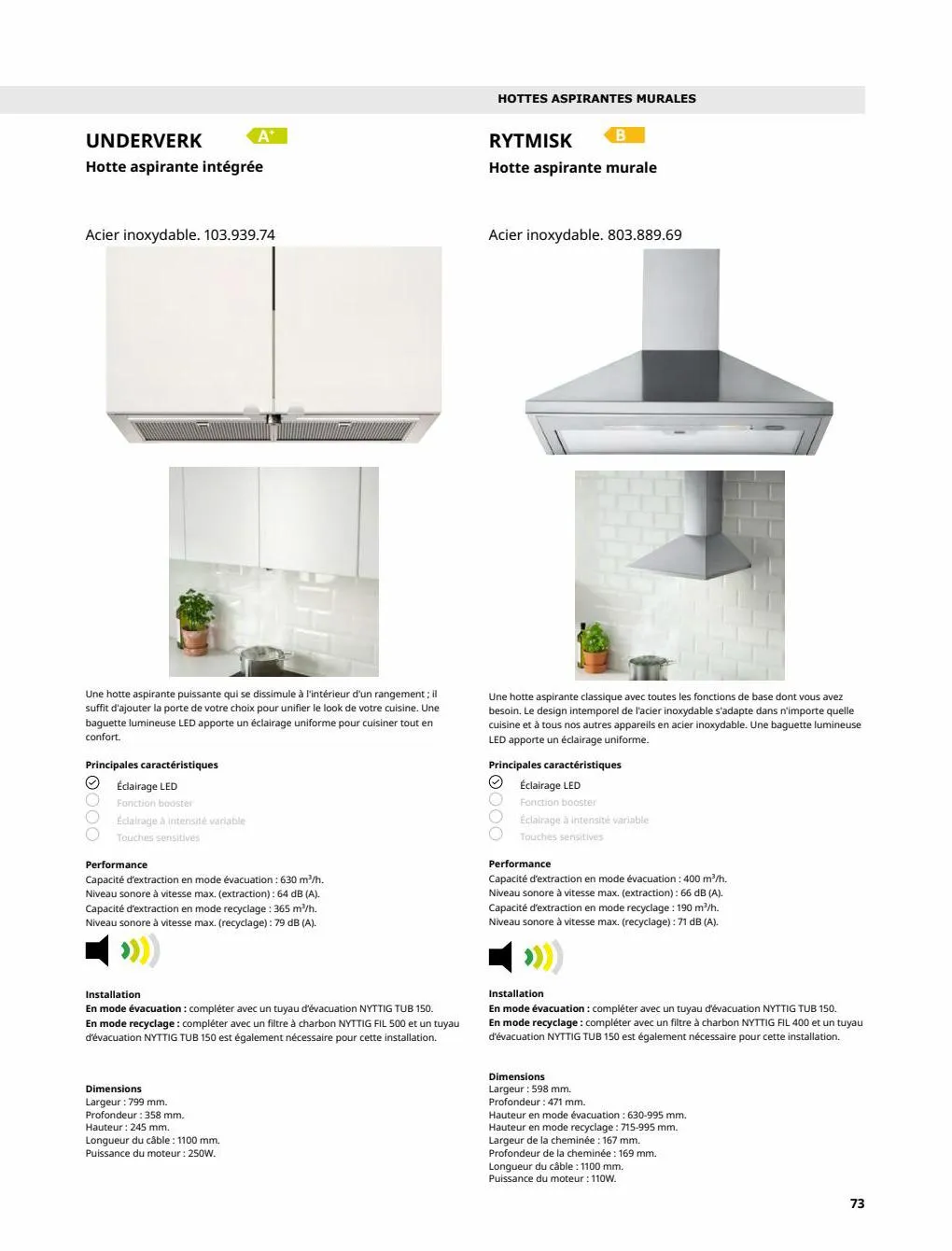 Catalogue IKEA Electromenager, page 00073