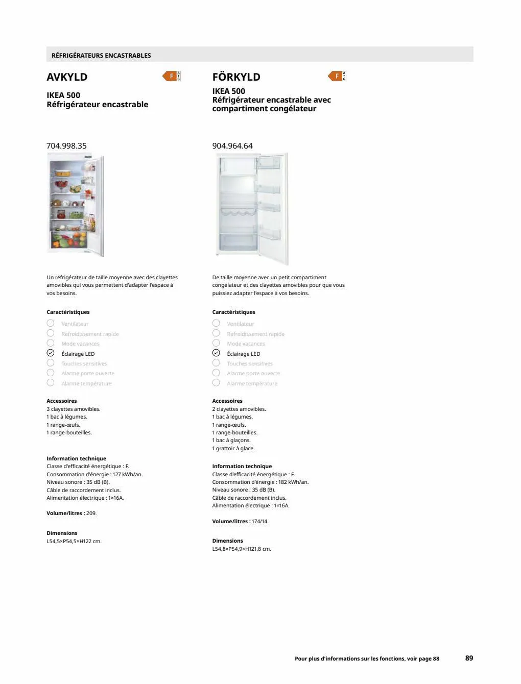 Catalogue IKEA Electromenager, page 00089