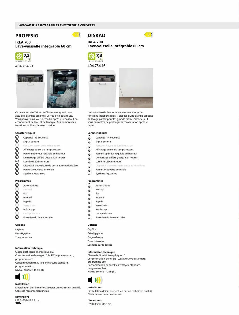 Catalogue IKEA Electromenager, page 00106