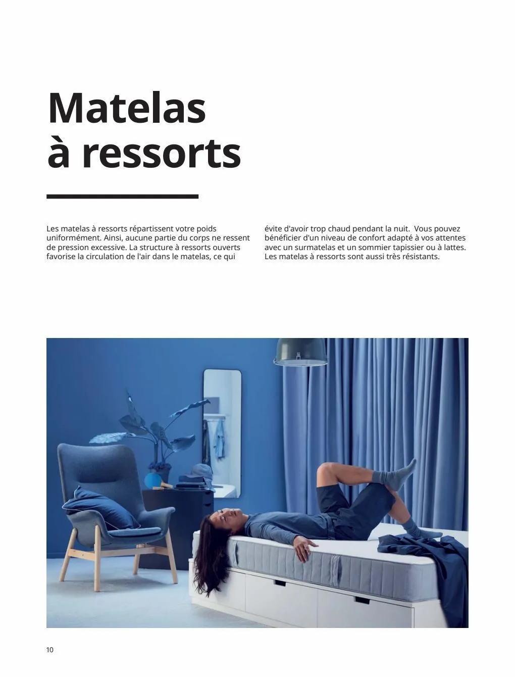 Catalogue Matelas, couettes, oreillers, alèses et protège-oreillers 2023, page 00010