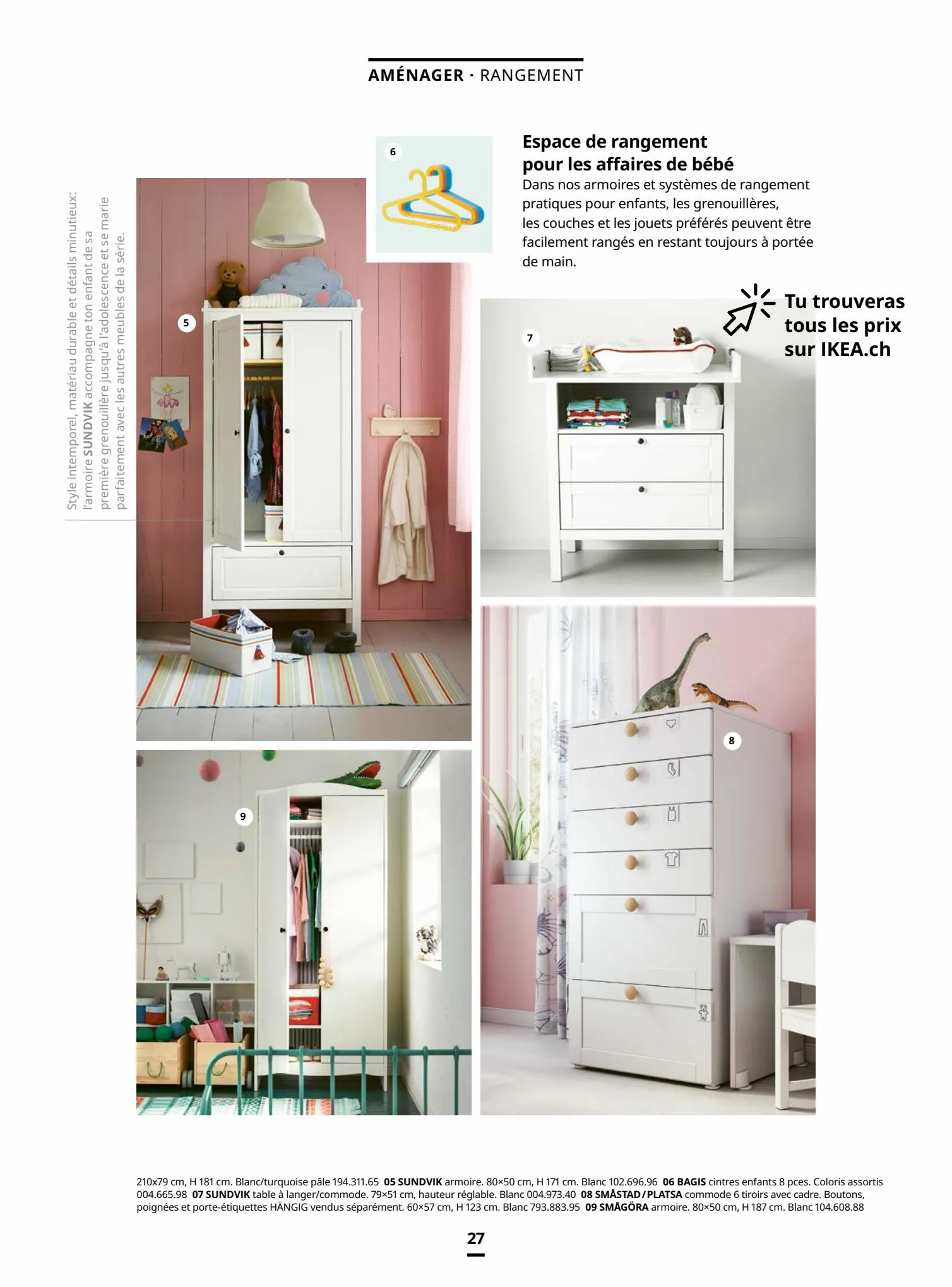 Catalogue IKEA Chambre de bebe, page 00027