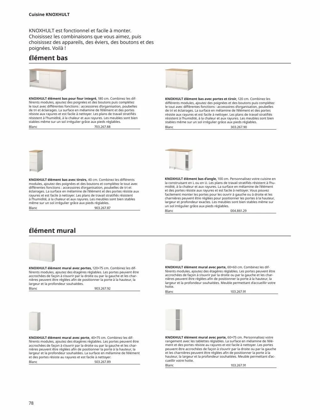 Catalogue IKEA CUISINE 2023, page 00078