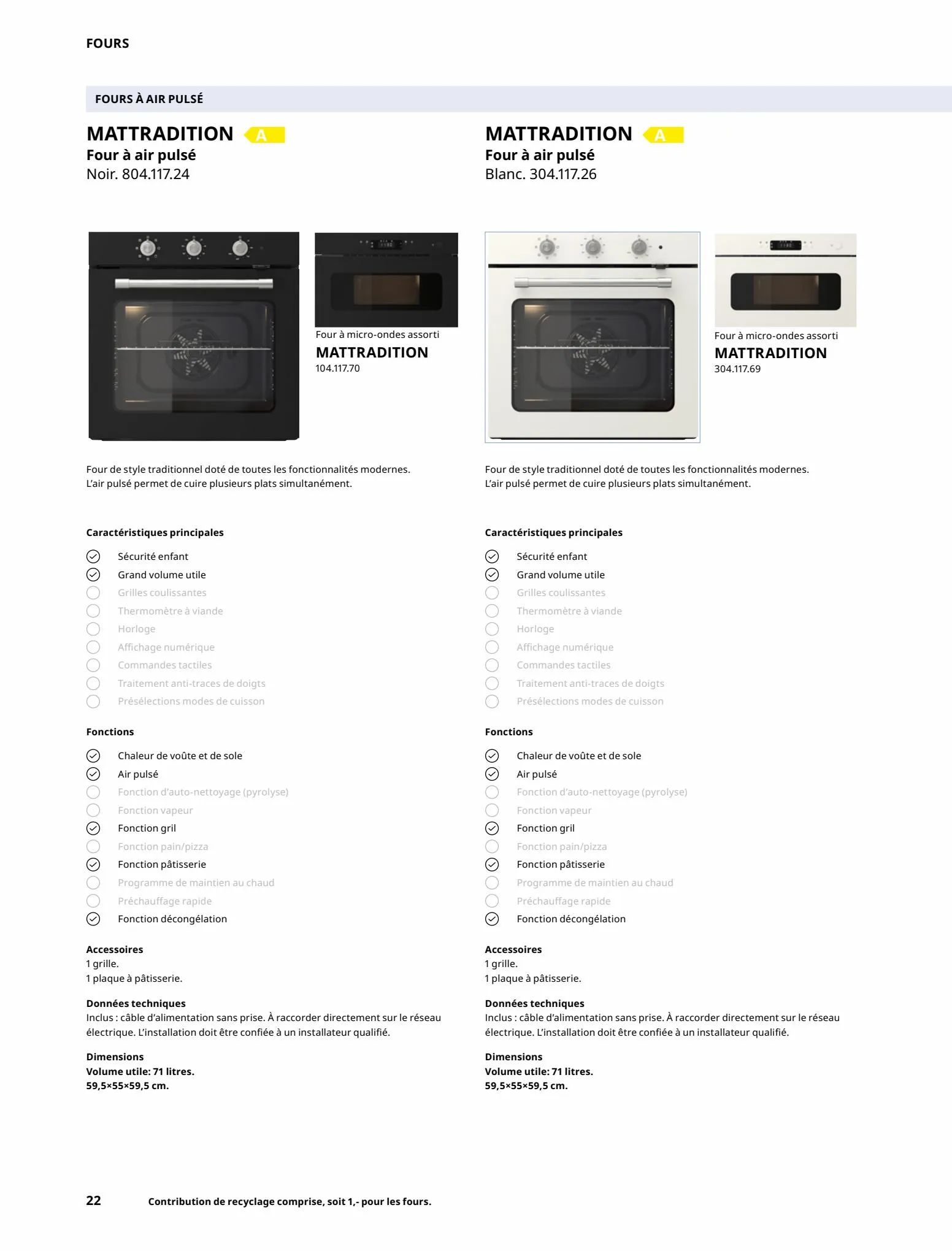 Catalogue Électroménagers IKEA 2023, page 00022