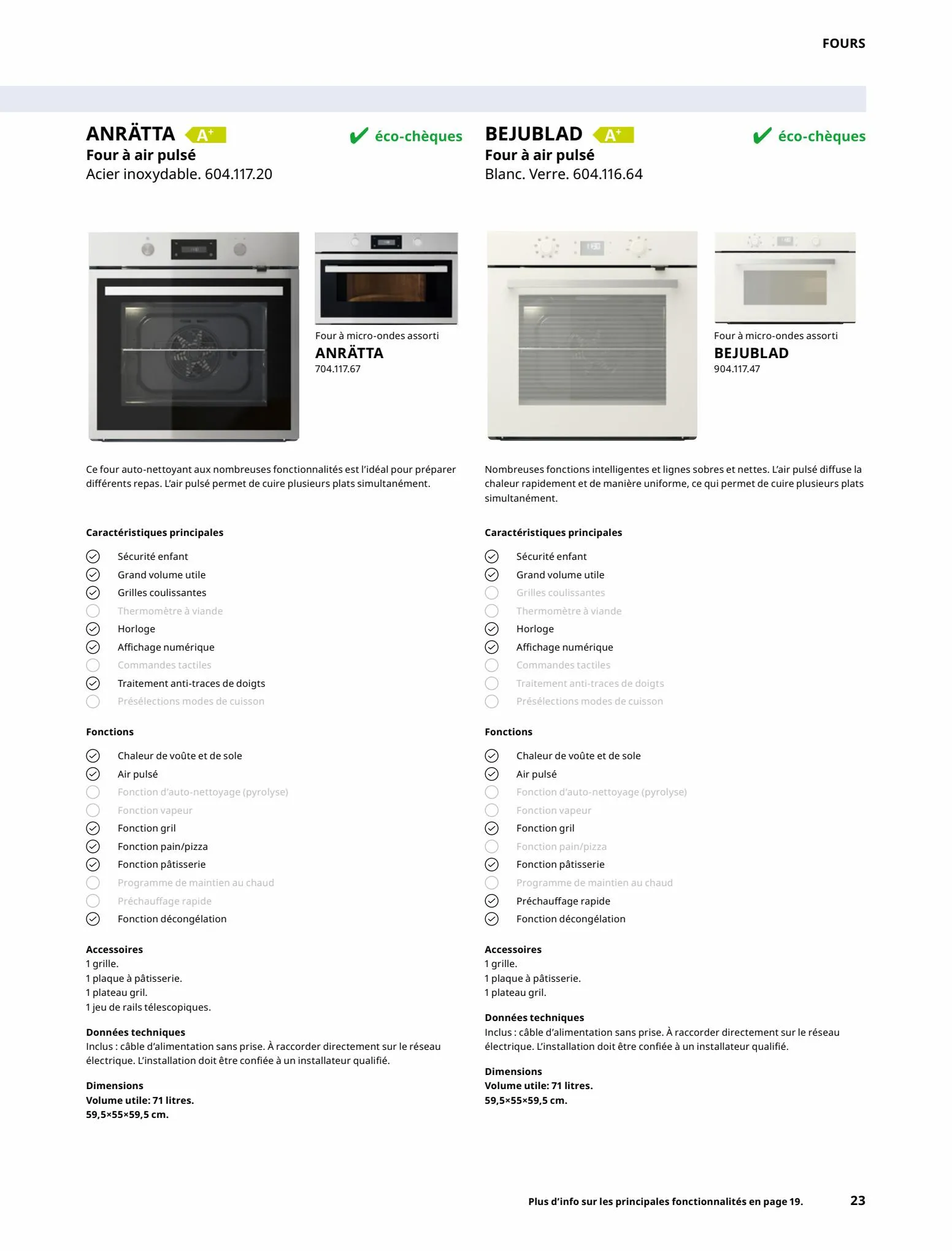 Catalogue Électroménagers IKEA 2023, page 00023