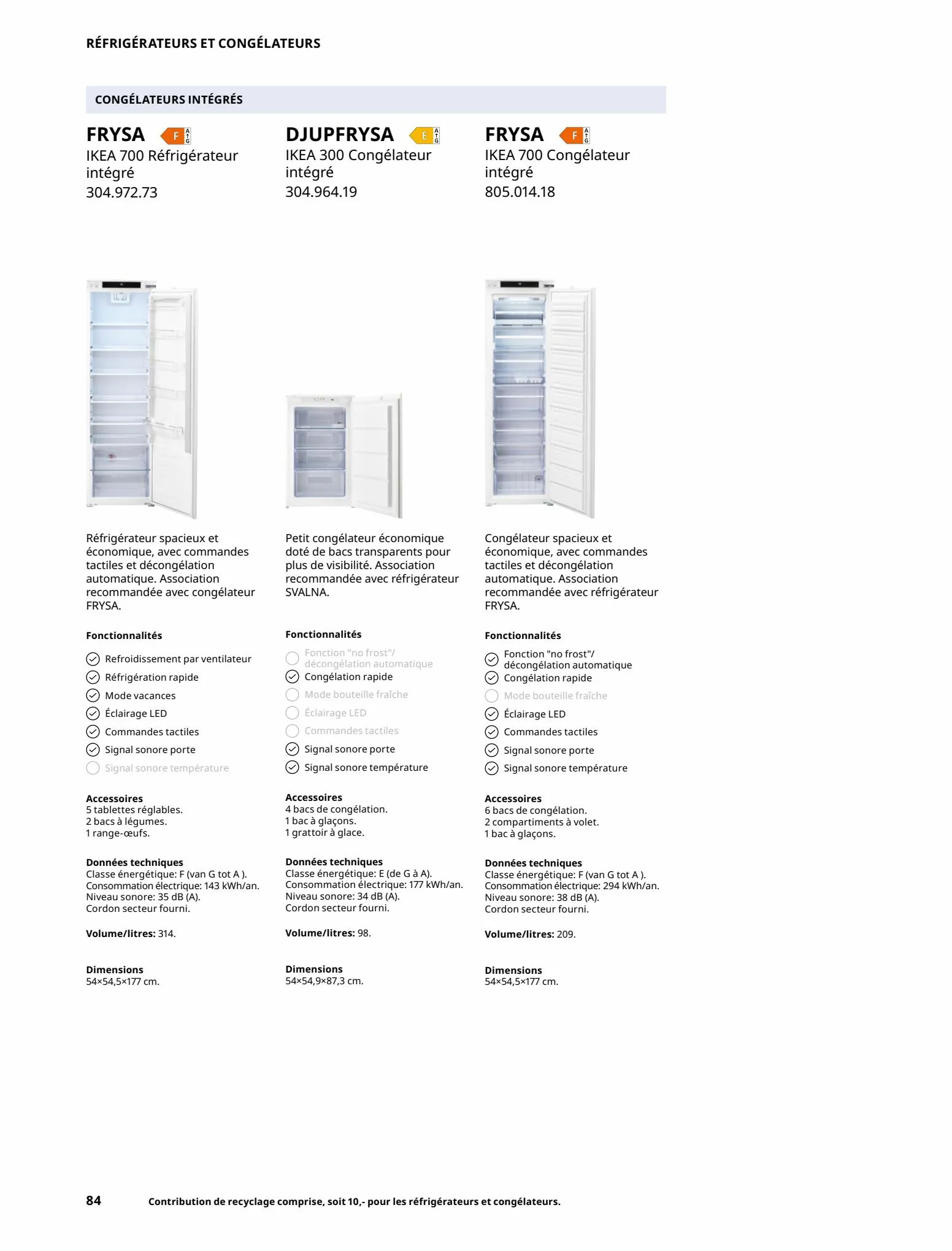 Catalogue Électroménagers IKEA 2023, page 00084