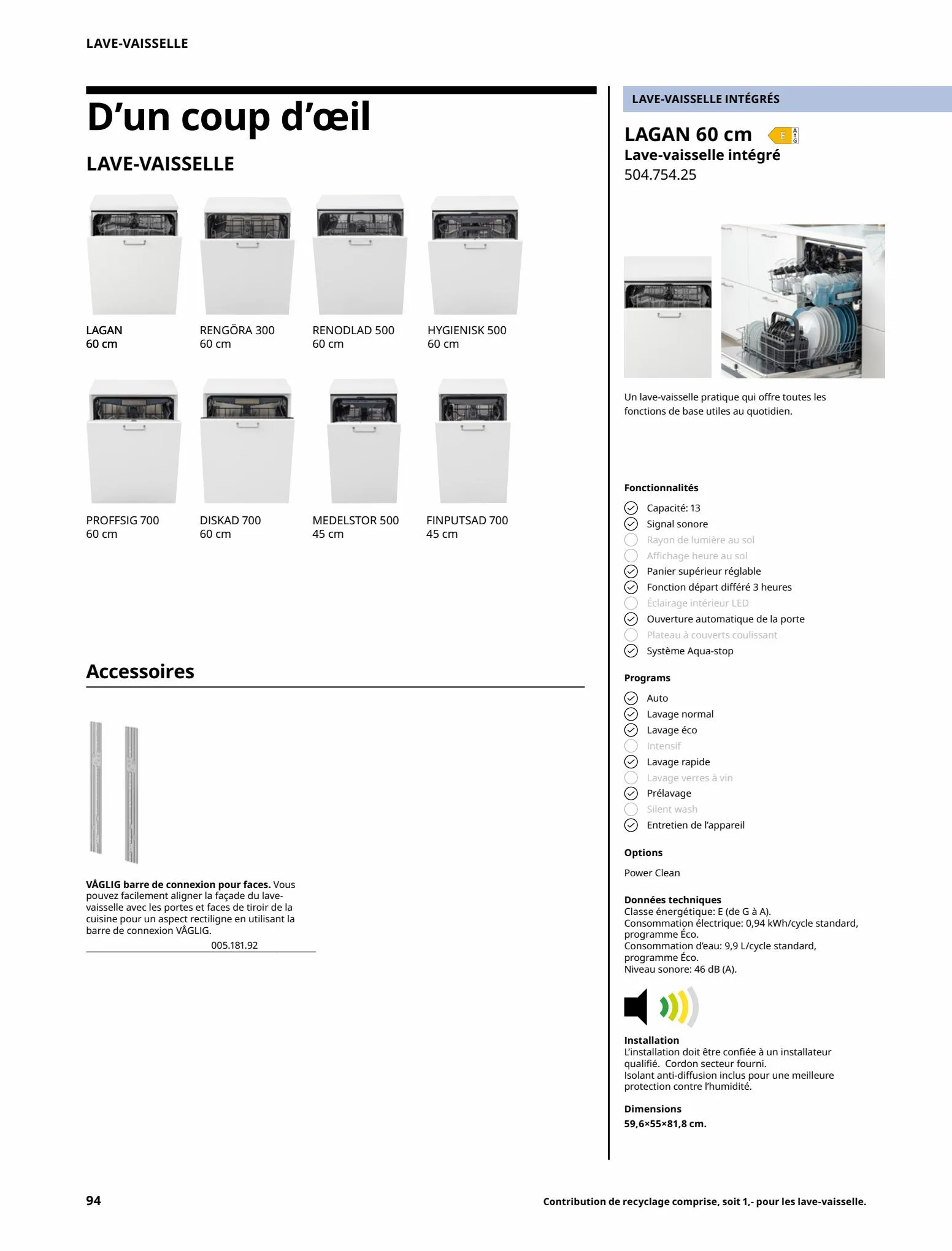 Catalogue Électroménagers IKEA 2023, page 00094