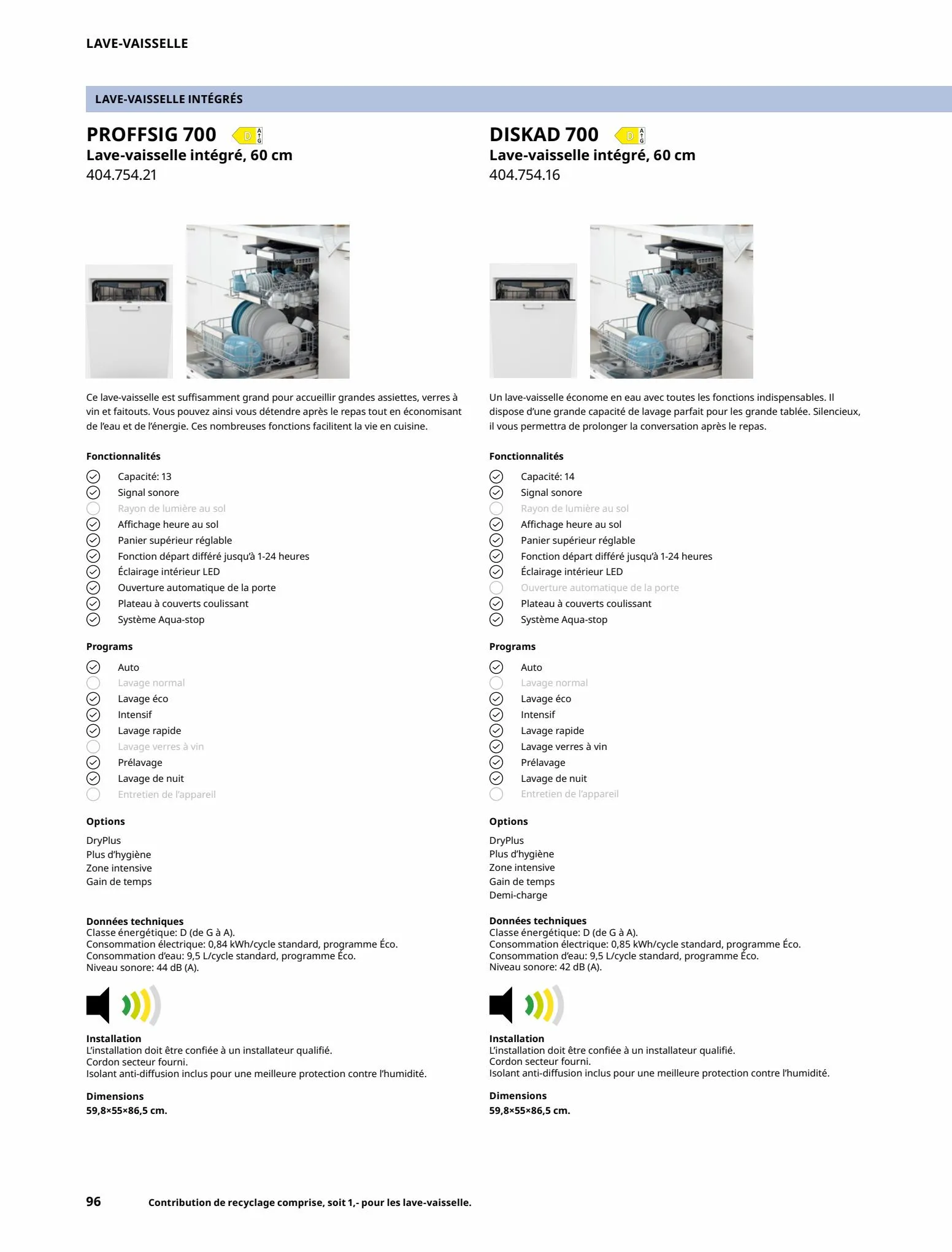 Catalogue Électroménagers IKEA 2023, page 00096